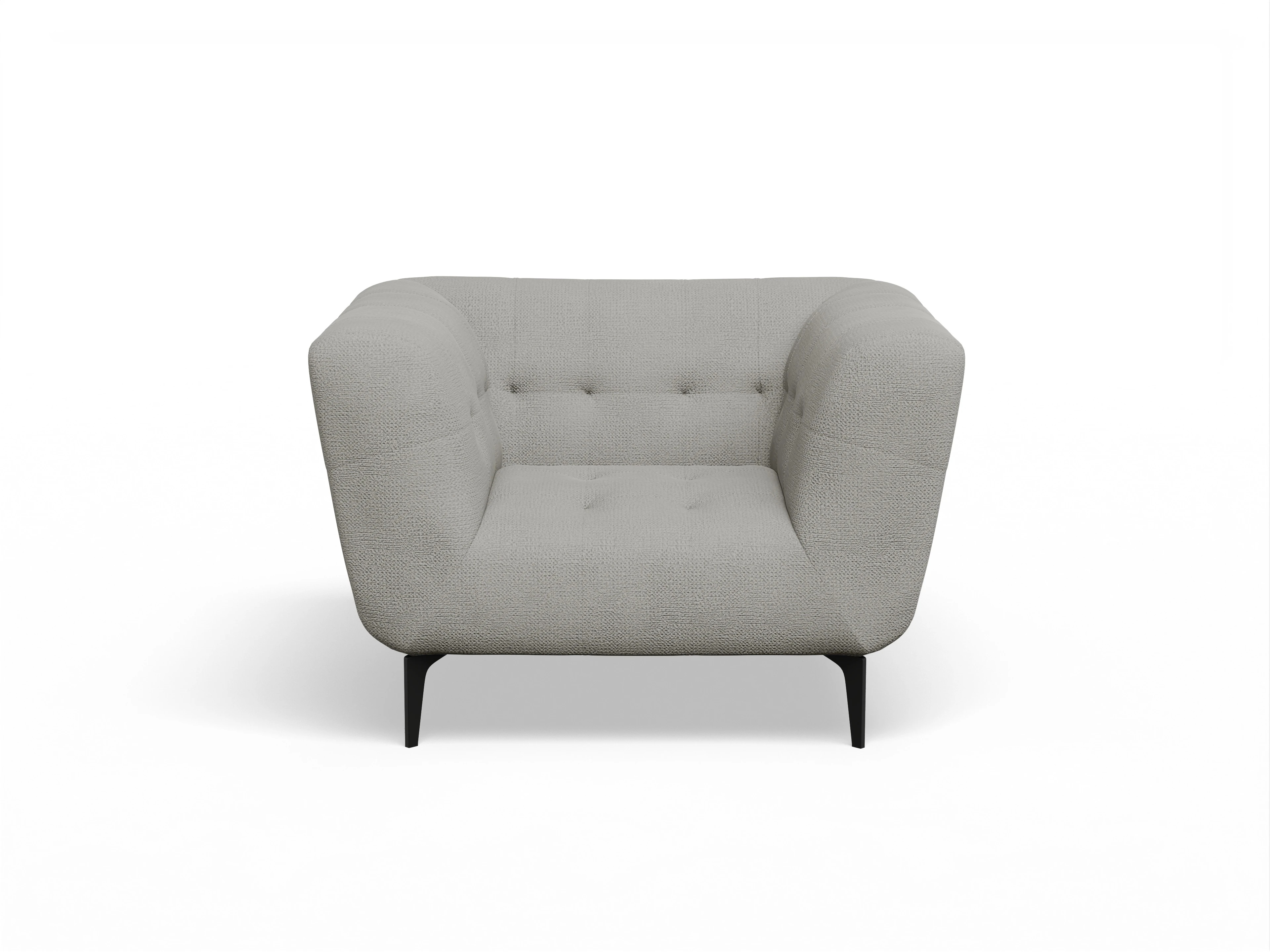 Ansicht des Produktes Vera Klassische Sessel in Stoff Grau