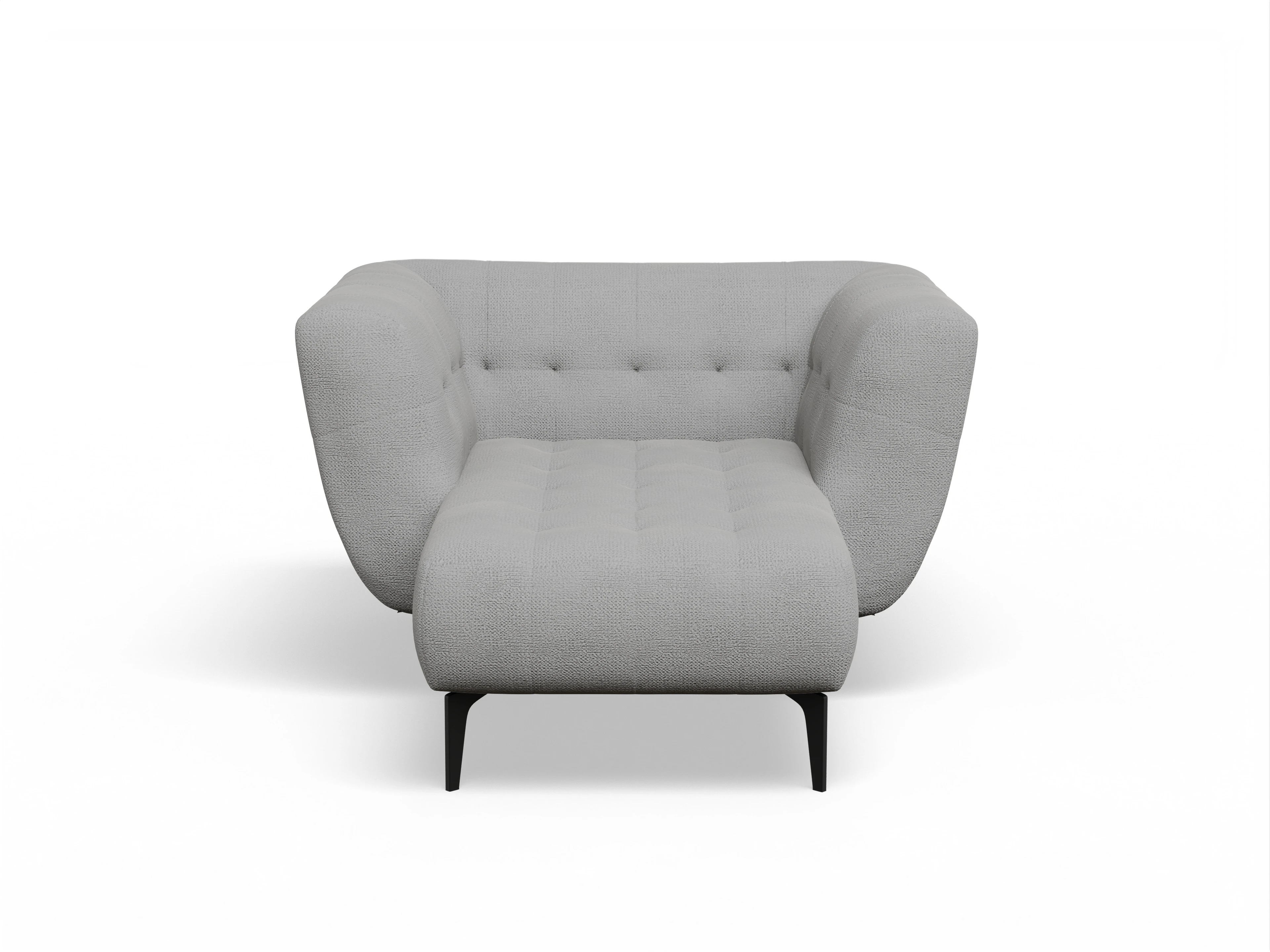 Ansicht des Produktes Vera Loungesessel in Stoff Grau