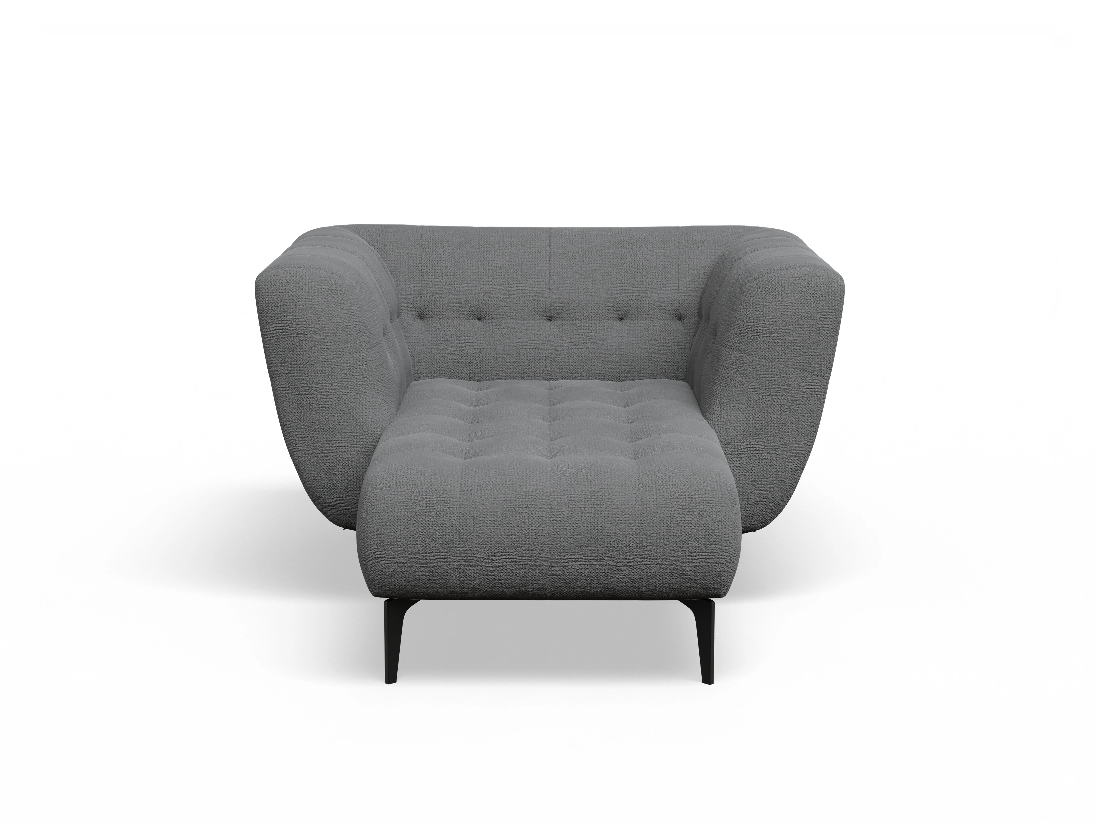 Ansicht des Produktes Vera Loungesessel in Stoff Grau