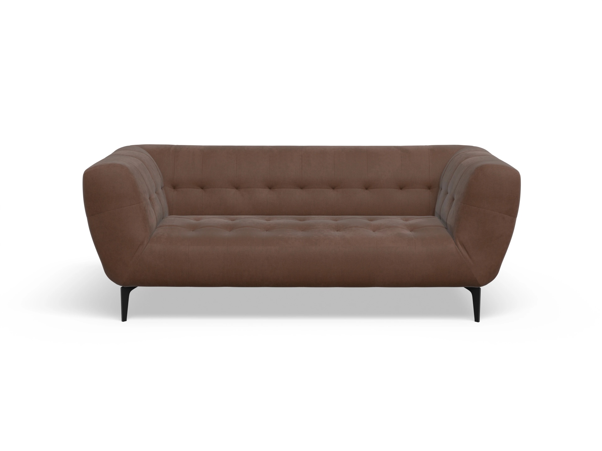 Ansicht des Produktes Vera 2-Sitzer Sofa in Stoff Braun