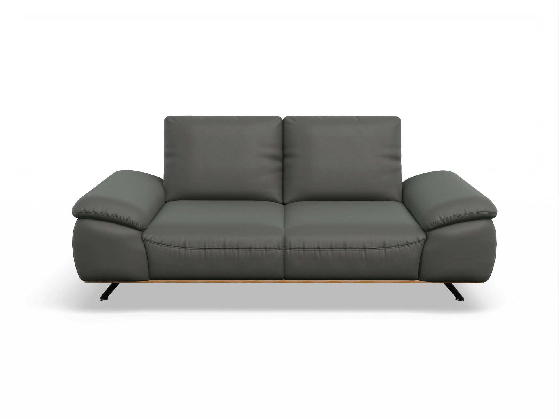 Ansicht des Produktes SC Select 1029 2,5-Sitzer Sofa in Leder Grau