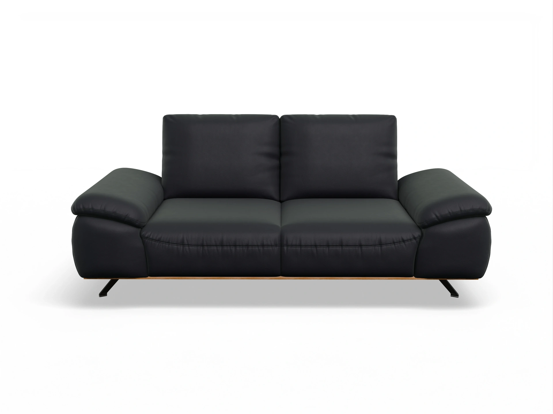 Ansicht des Produktes SC Select 1029 2,5-Sitzer Sofa in Leder Schwarz