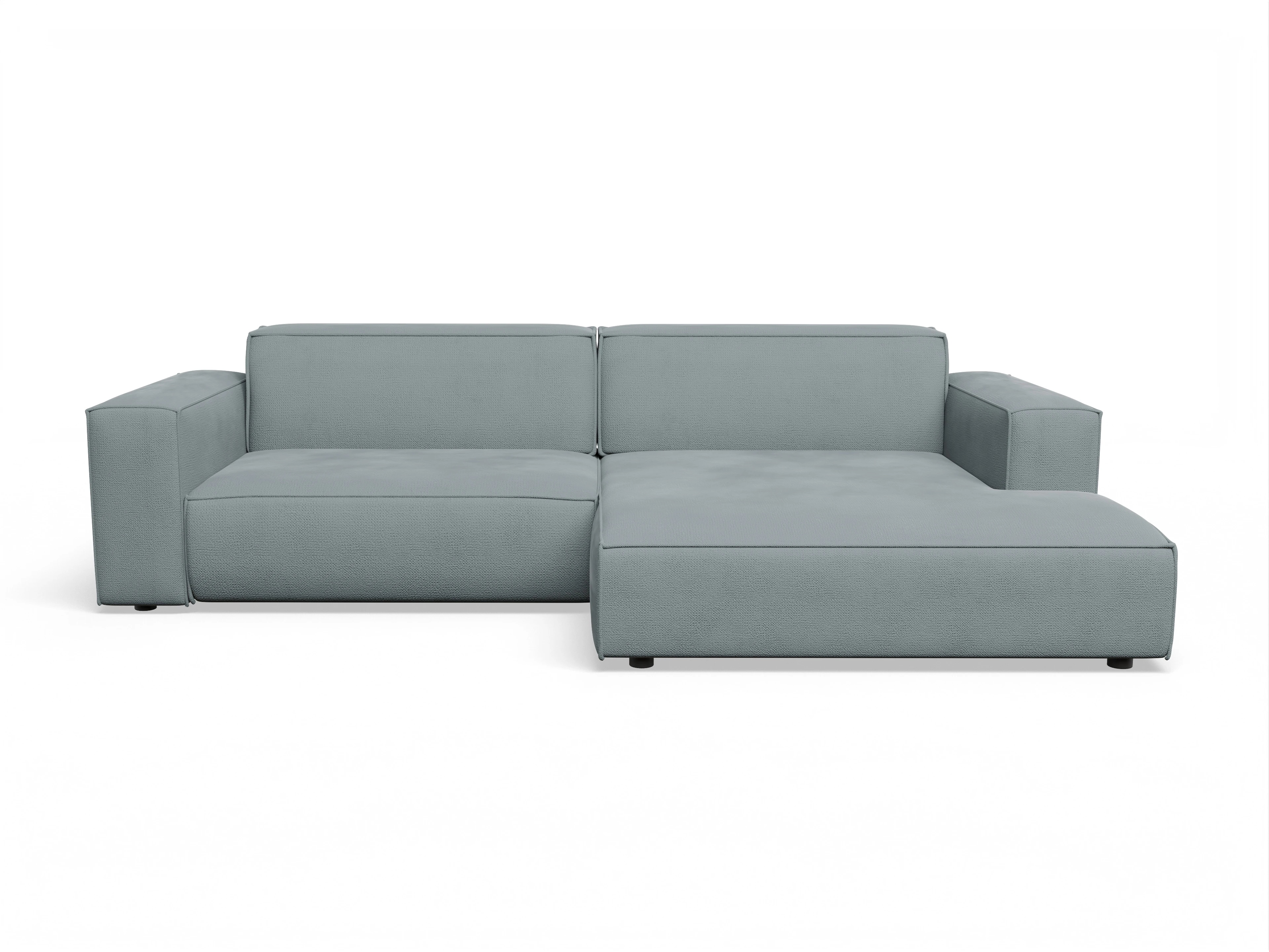 Ansicht des Produktes Claas-O Ecksofa rechts Abschluss offen in Stoff Blau