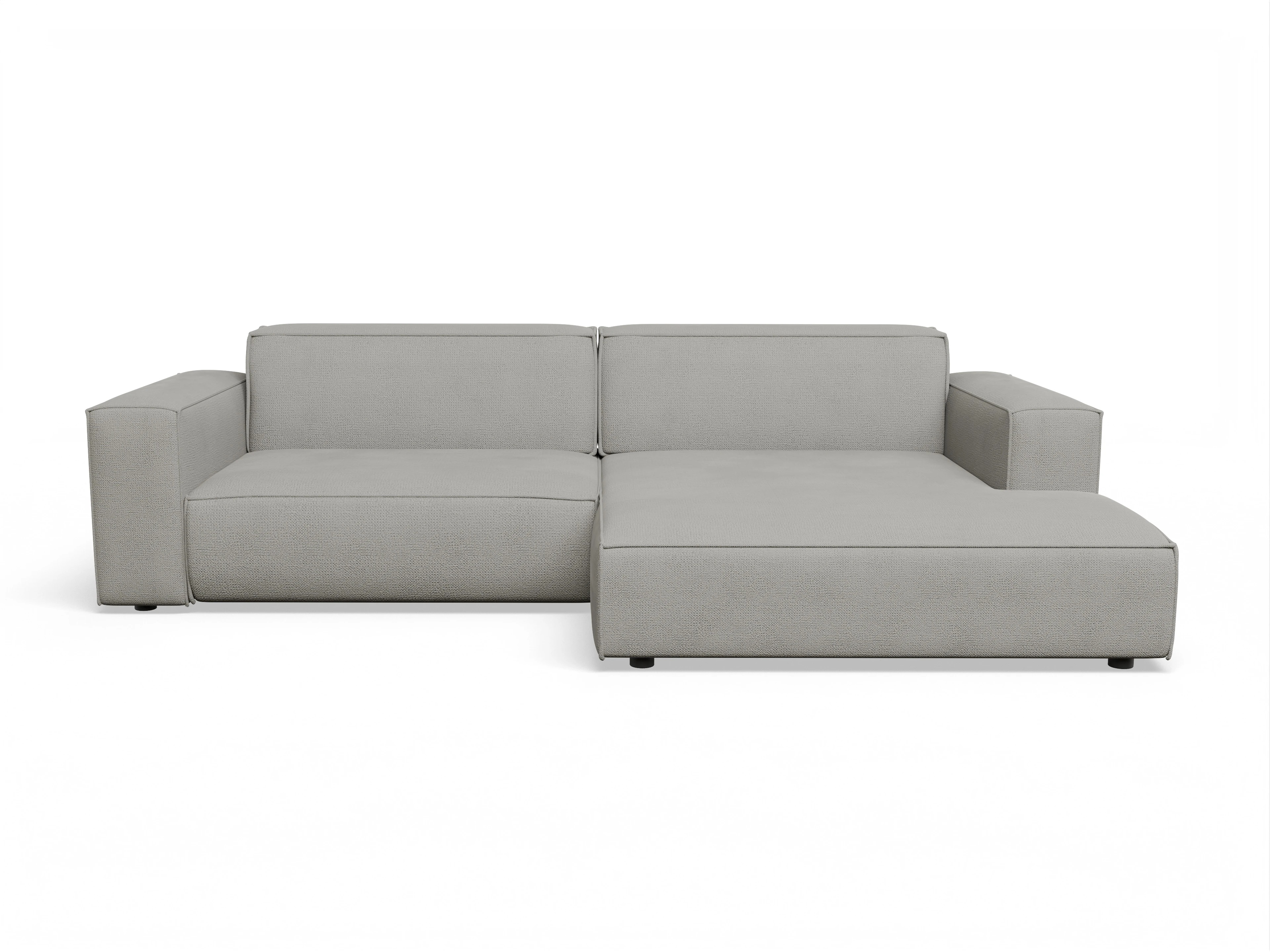 Ansicht des Produktes Claas-O Ecksofa rechts Abschluss offen in Stoff Grau