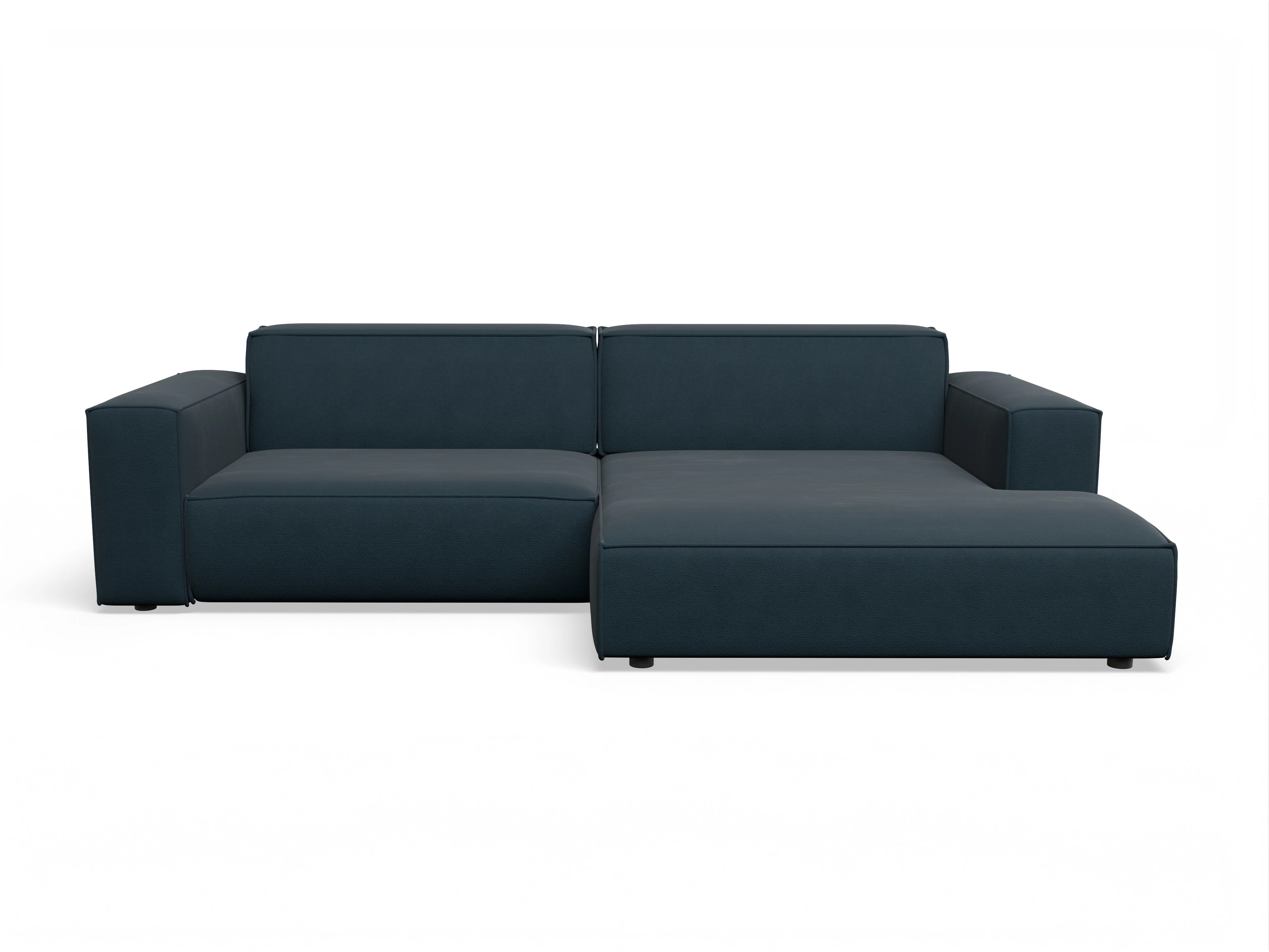 Ansicht des Produktes Claas-O Ecksofa rechts Abschluss offen in Stoff Blau