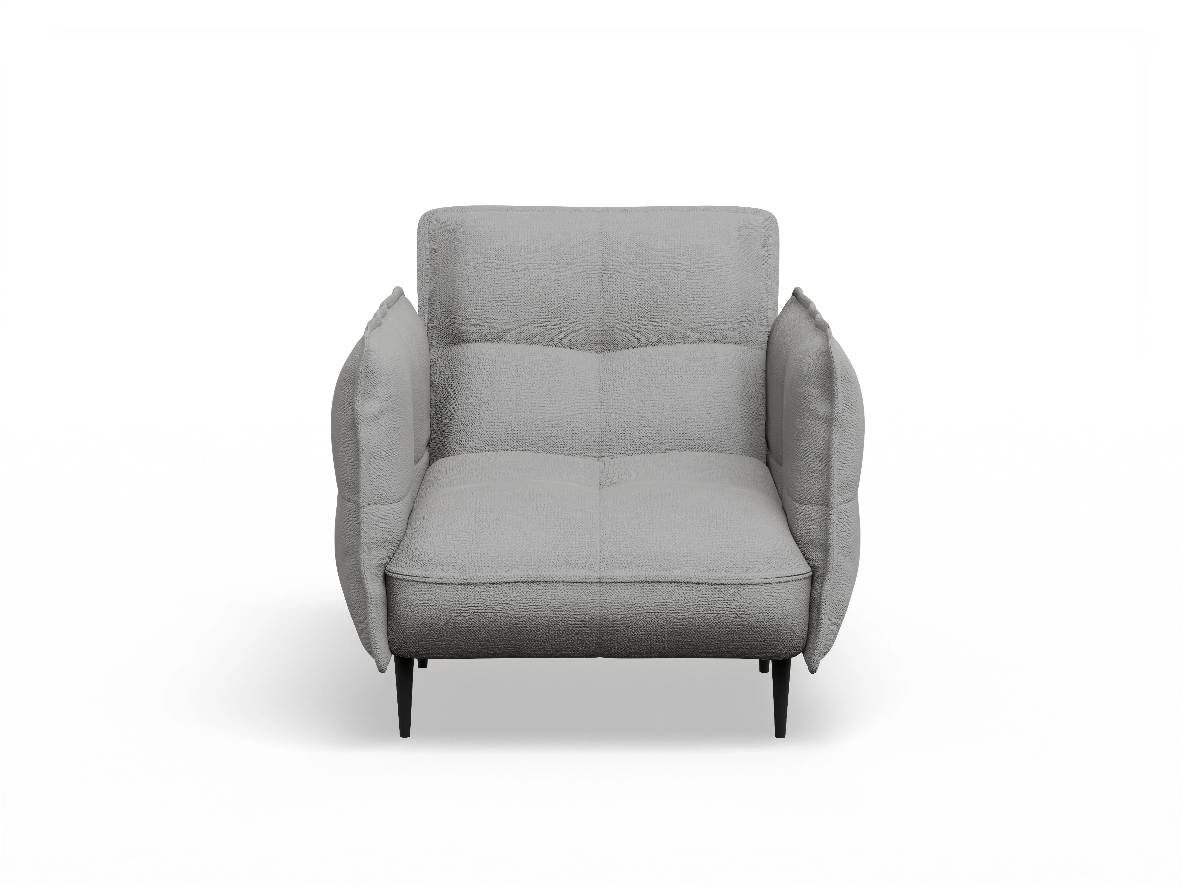 Ansicht des Produktes Marvin-O Klassische Sessel in Stoff Grau