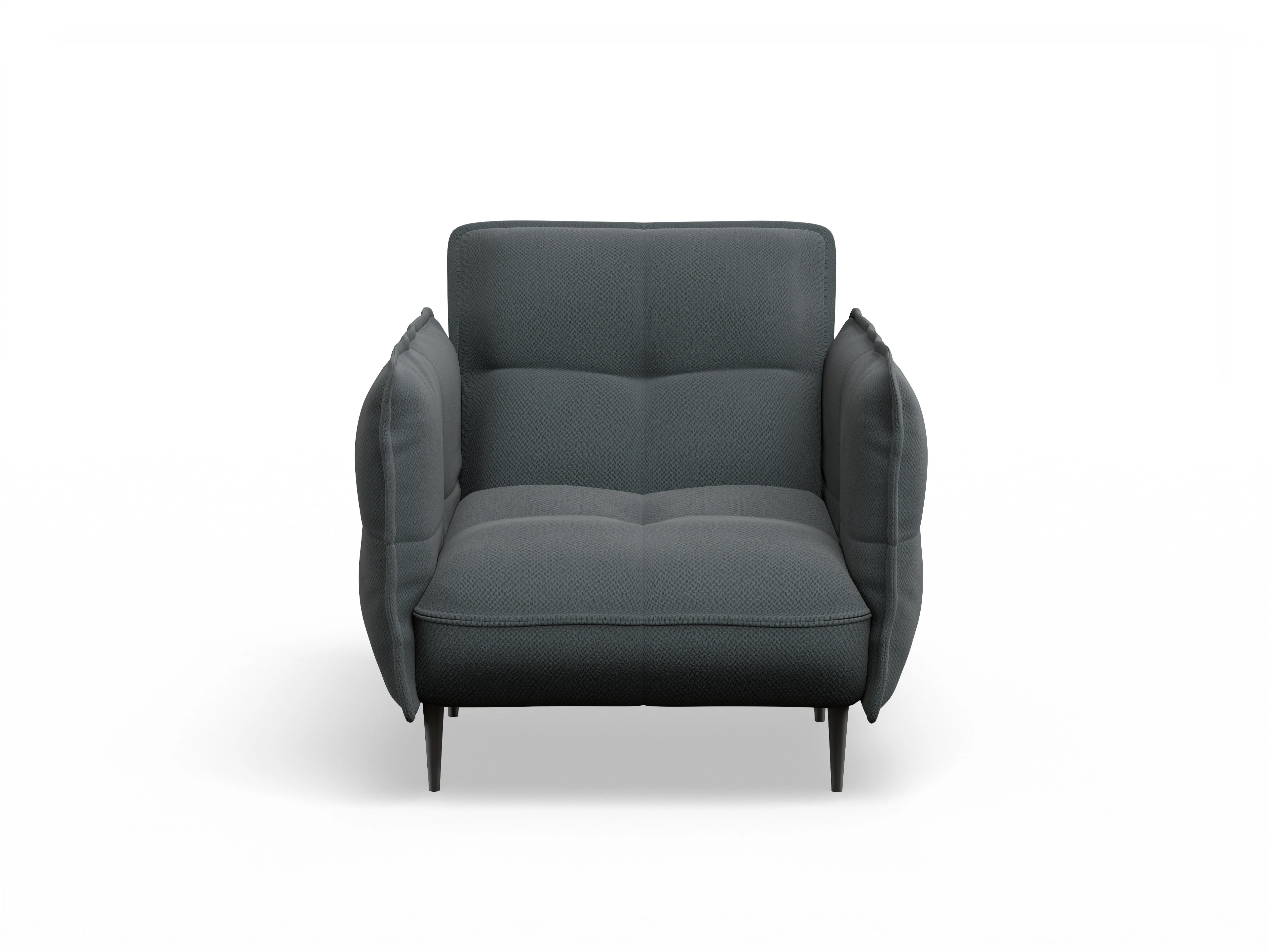 Ansicht des Produktes Marvin-O Klassische Sessel in Stoff Grau