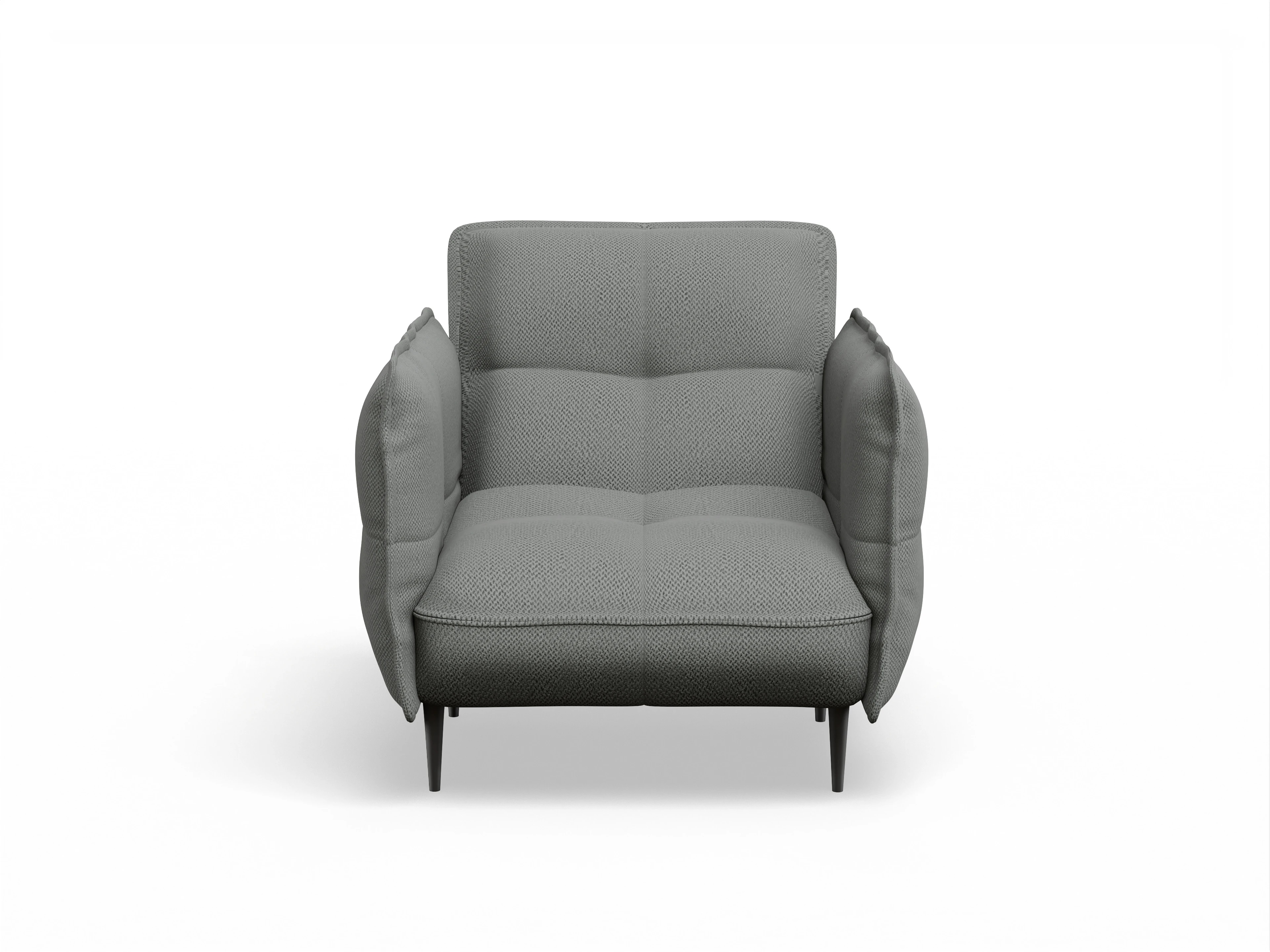 Ansicht des Produktes Marvin-O Klassische Sessel in Stoff Grau