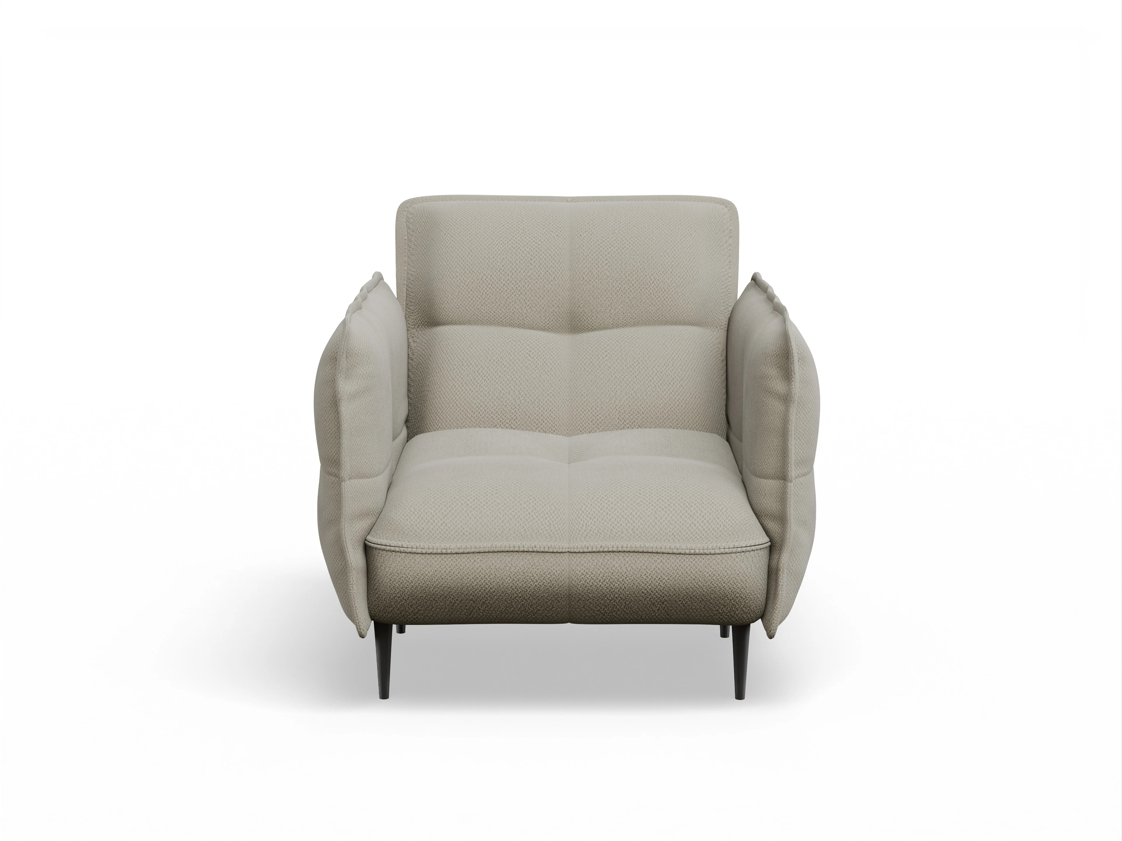 Ansicht des Produktes Marvin-O Klassische Sessel in Stoff Braun