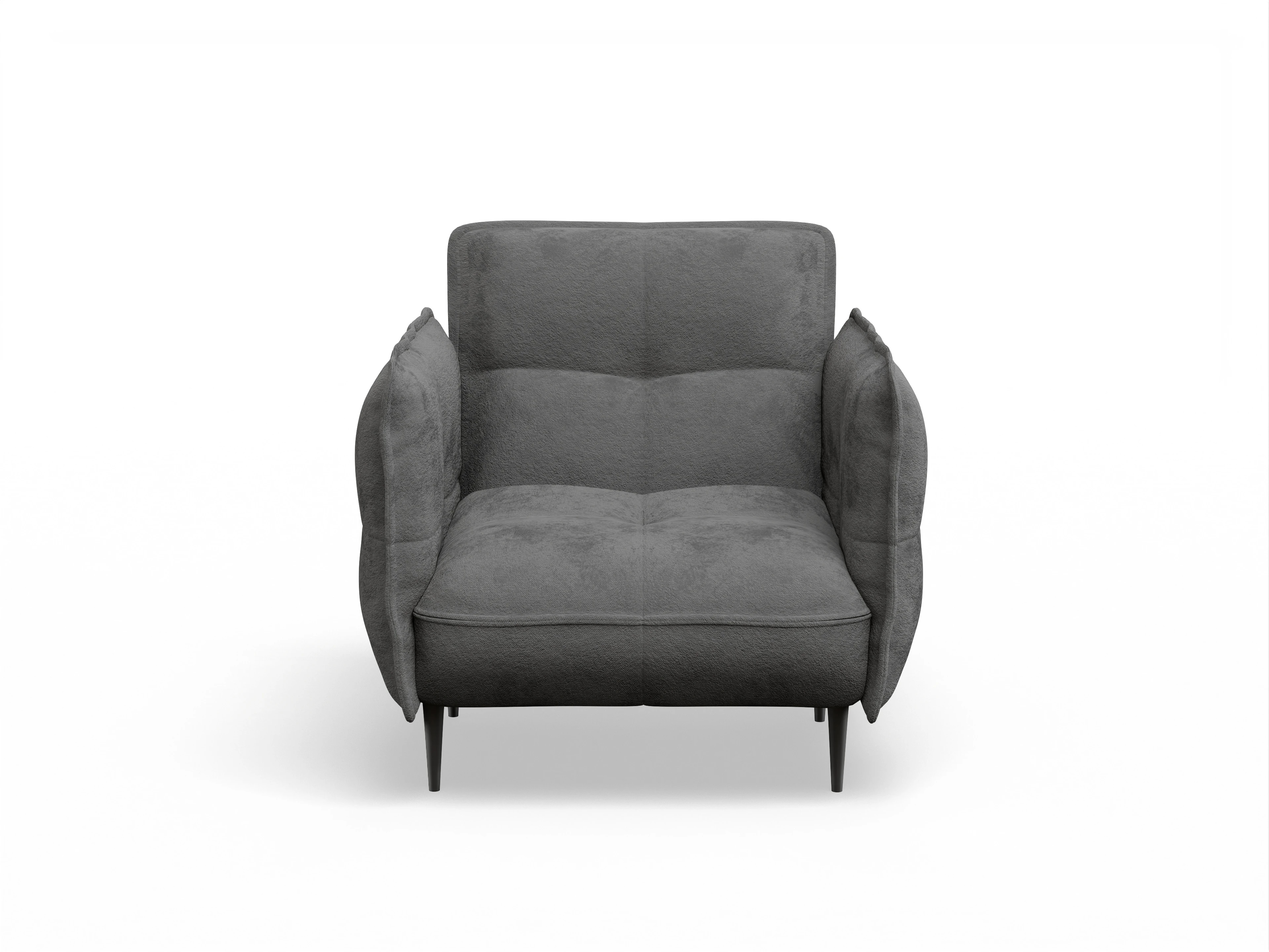 Ansicht des Produktes Marvin-O Klassische Sessel in Stoff Grau