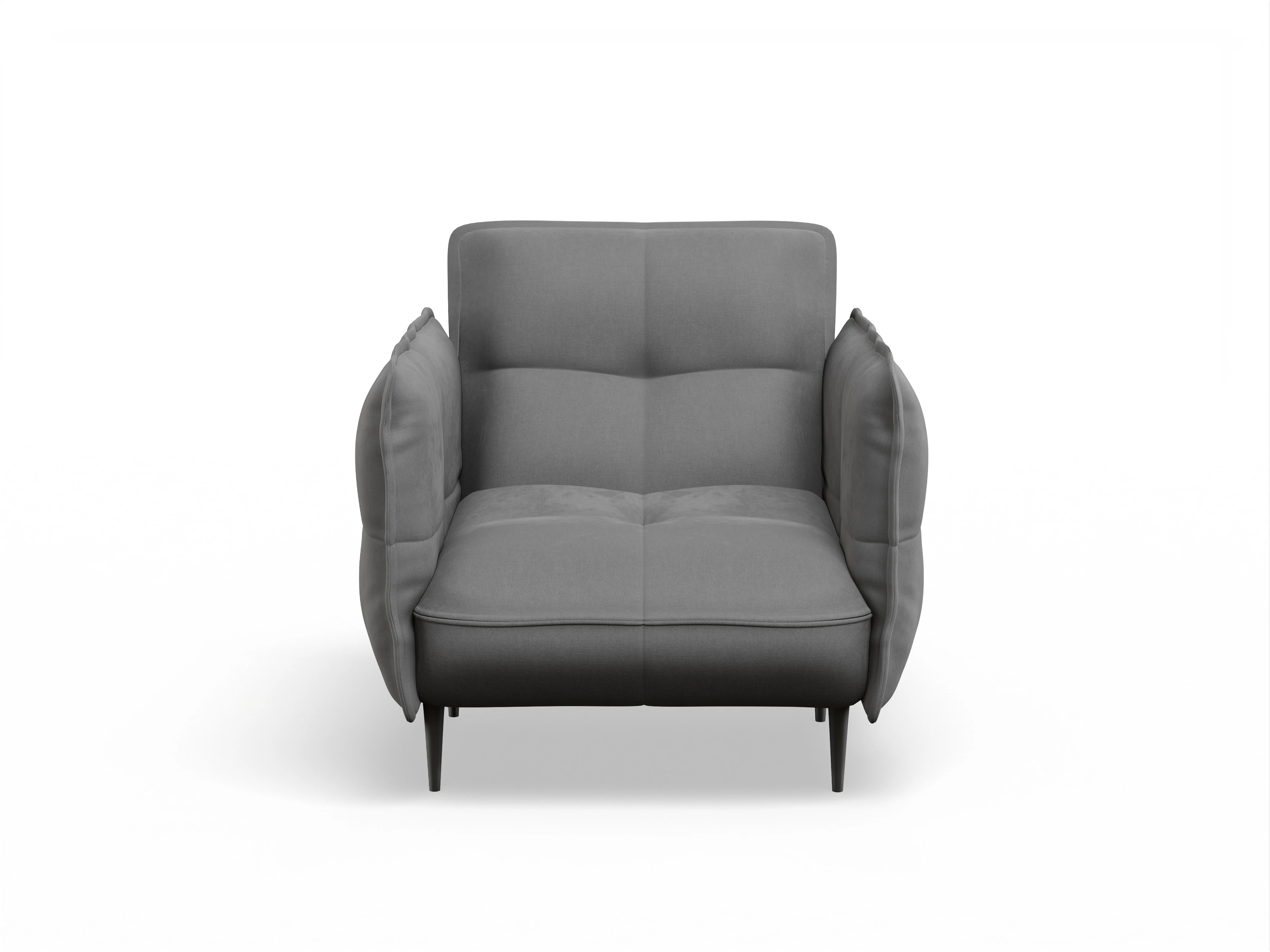 Ansicht des Produktes Marvin-O Klassische Sessel in Stoff Grau