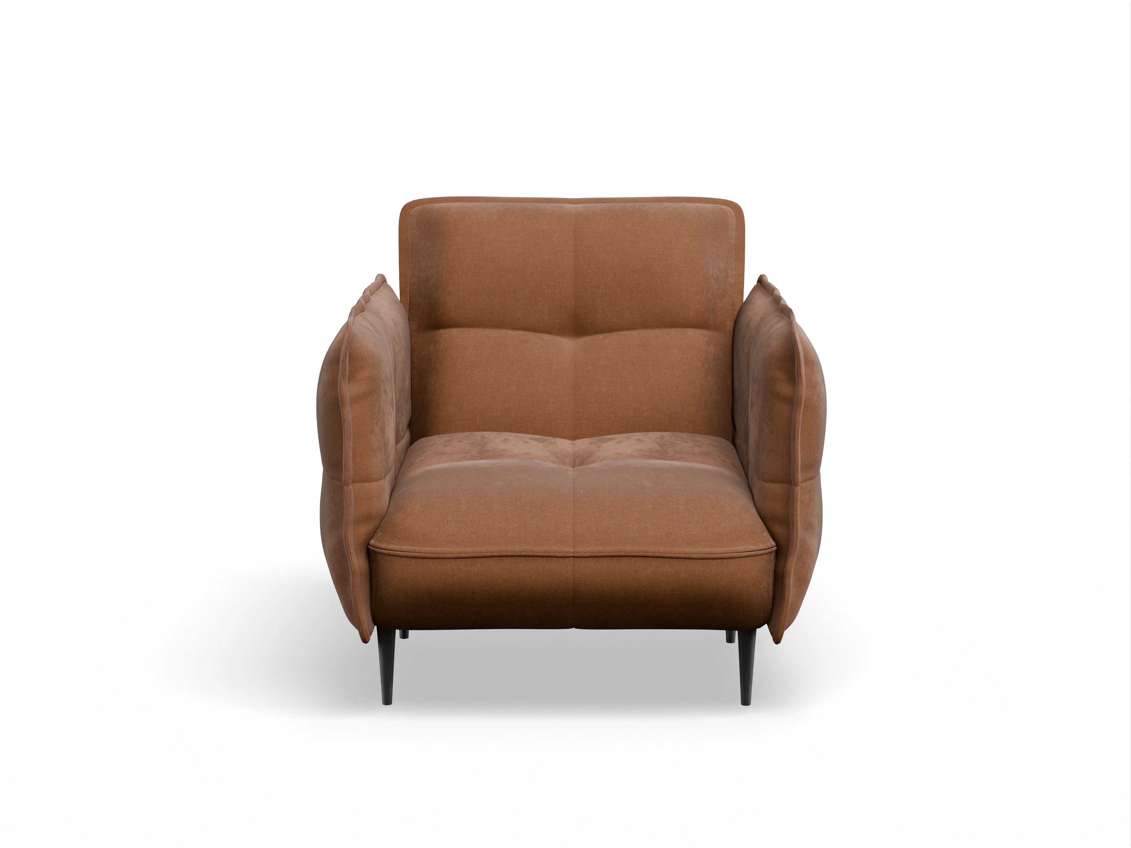 Ansicht des Produktes Marvin-O Klassische Sessel in Stoff Gelb