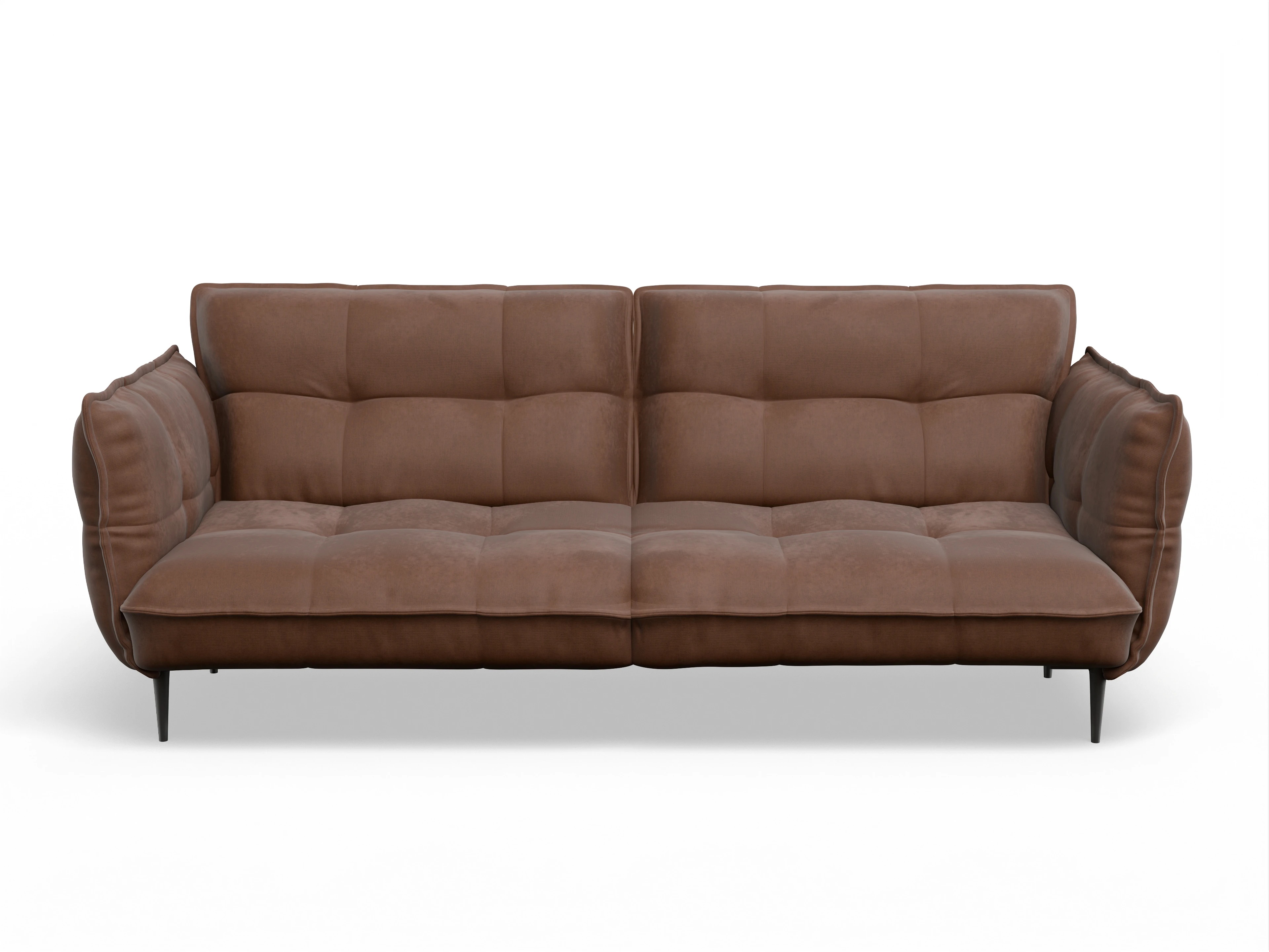 Ansicht des Produktes Marvin-O 3-Sitzer Sofa in Stoff Braun