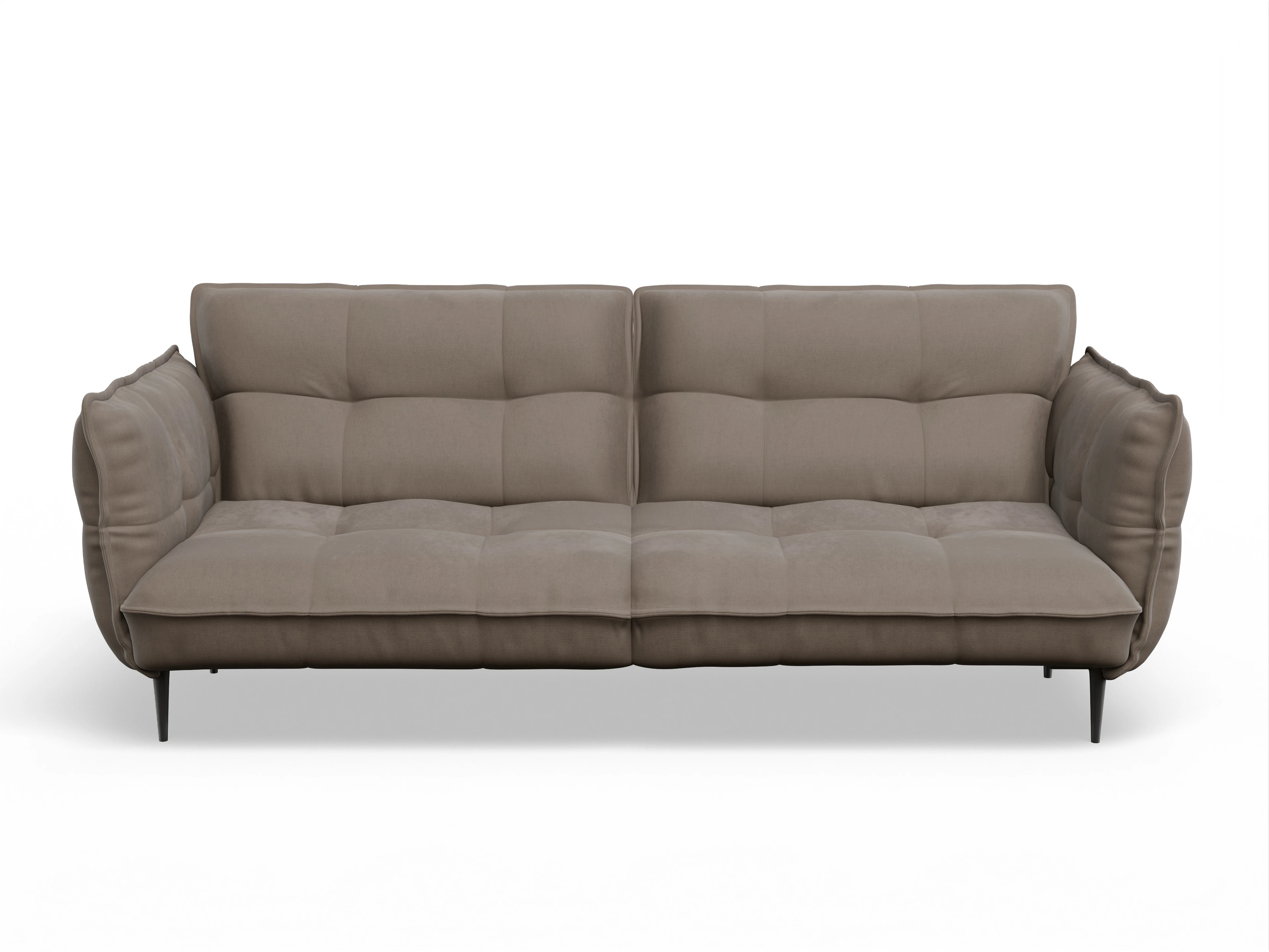 Ansicht des Produktes Marvin-O 3-Sitzer Sofa in Stoff Braun