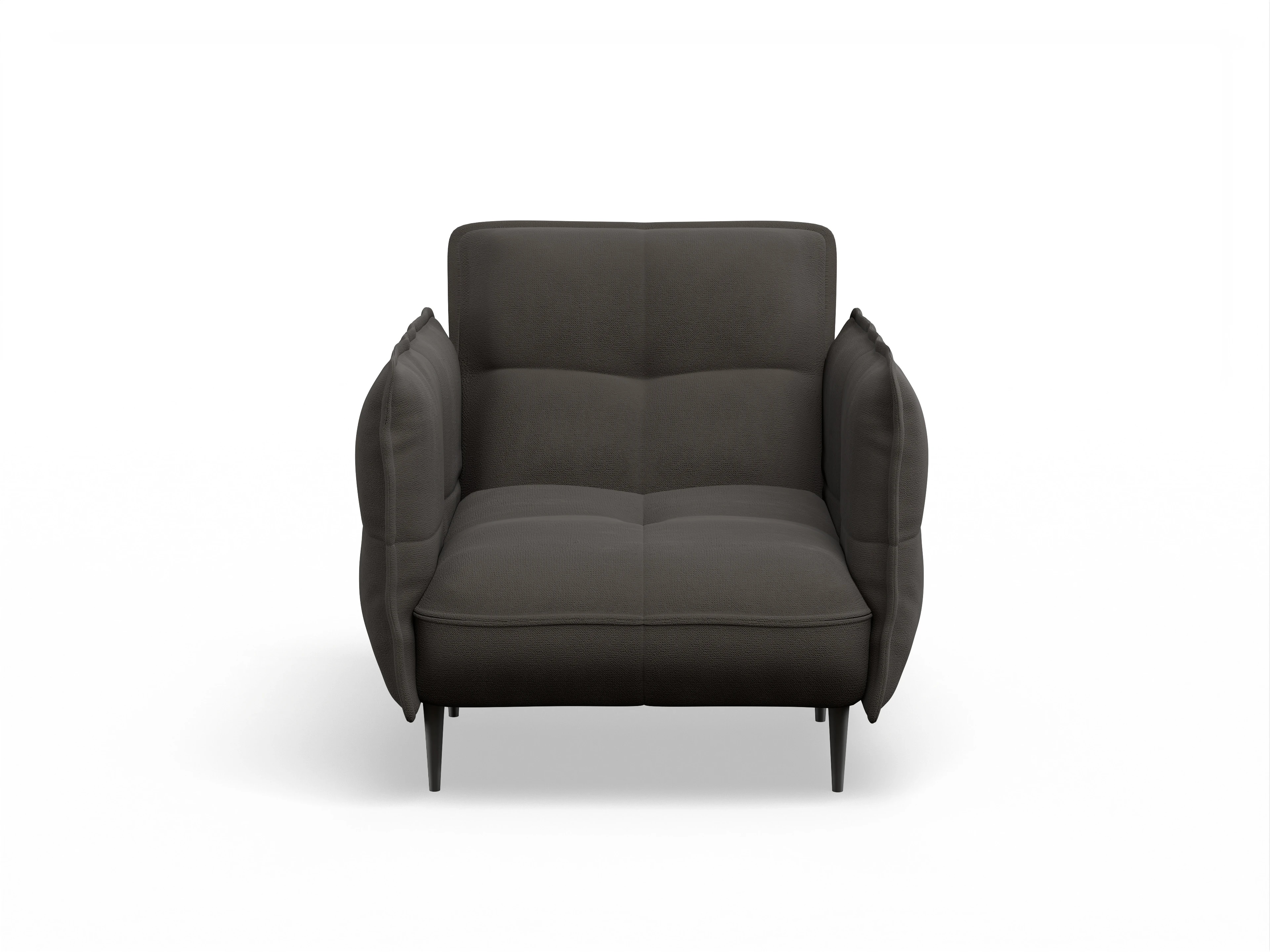 Ansicht des Produktes Marvin-O Klassische Sessel in Stoff Braun