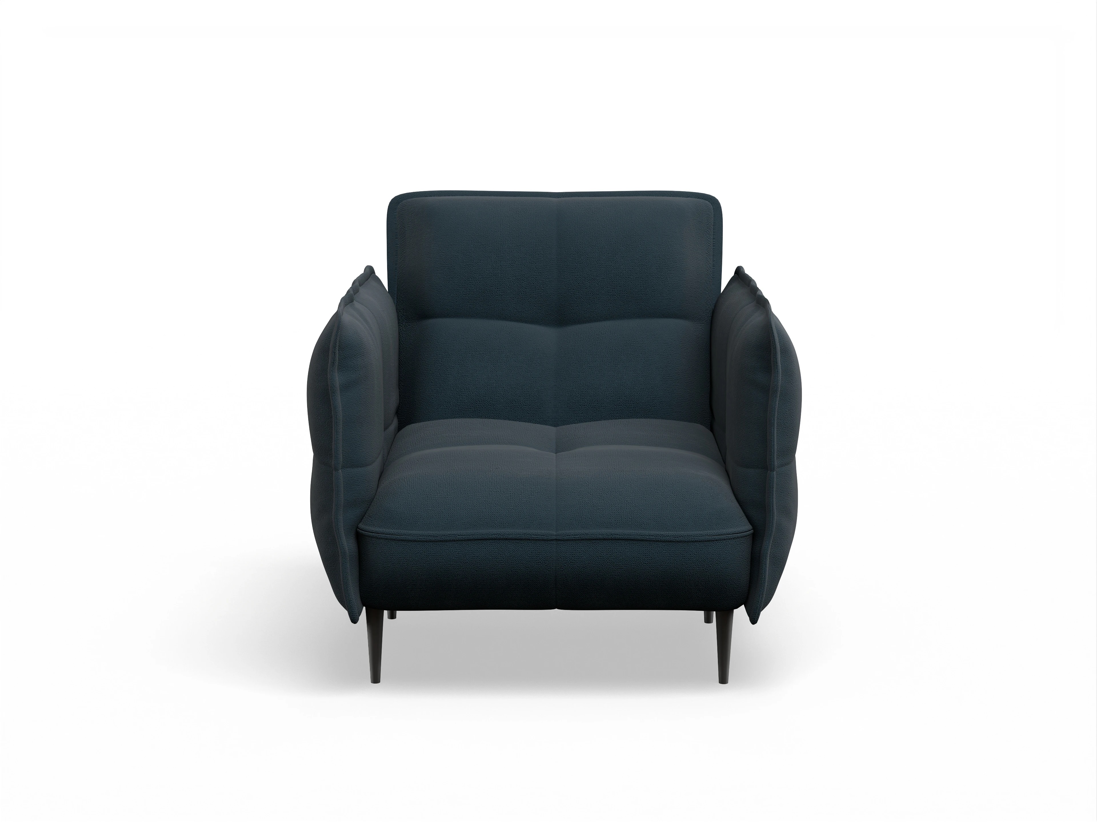 Ansicht des Produktes Marvin-O Klassische Sessel in Stoff Blau