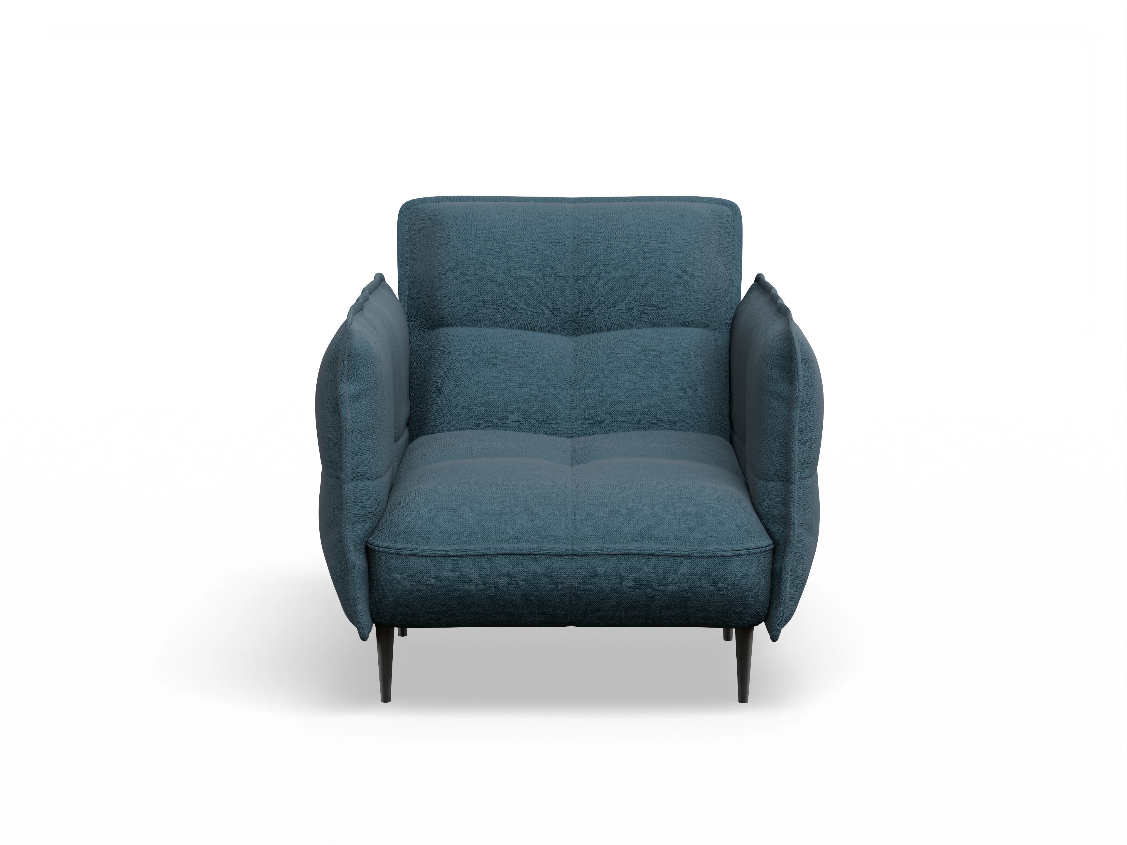 Ansicht des Produktes Marvin-O Klassische Sessel in Stoff Blau