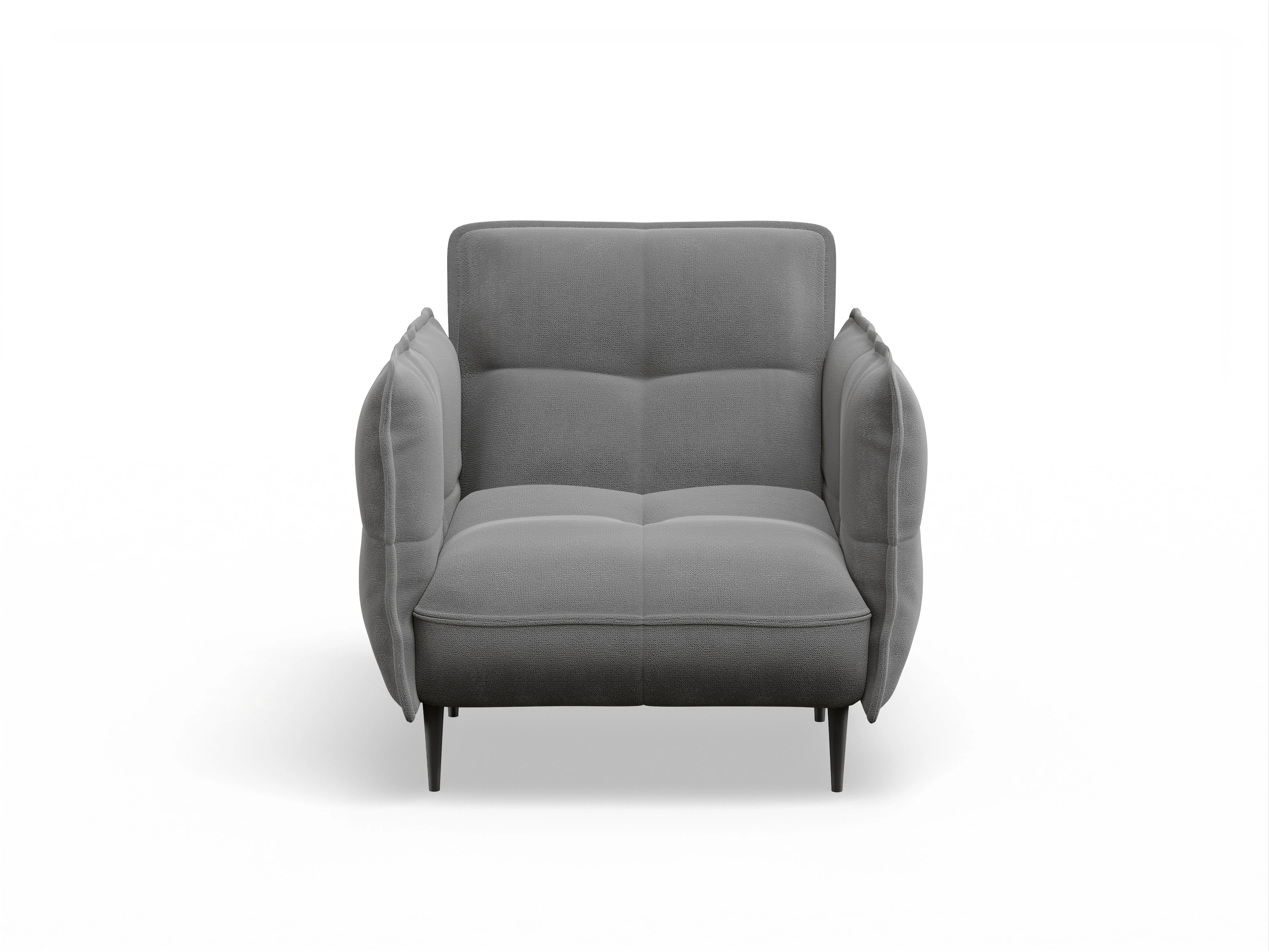 Ansicht des Produktes Marvin-O Klassische Sessel in Stoff Grau