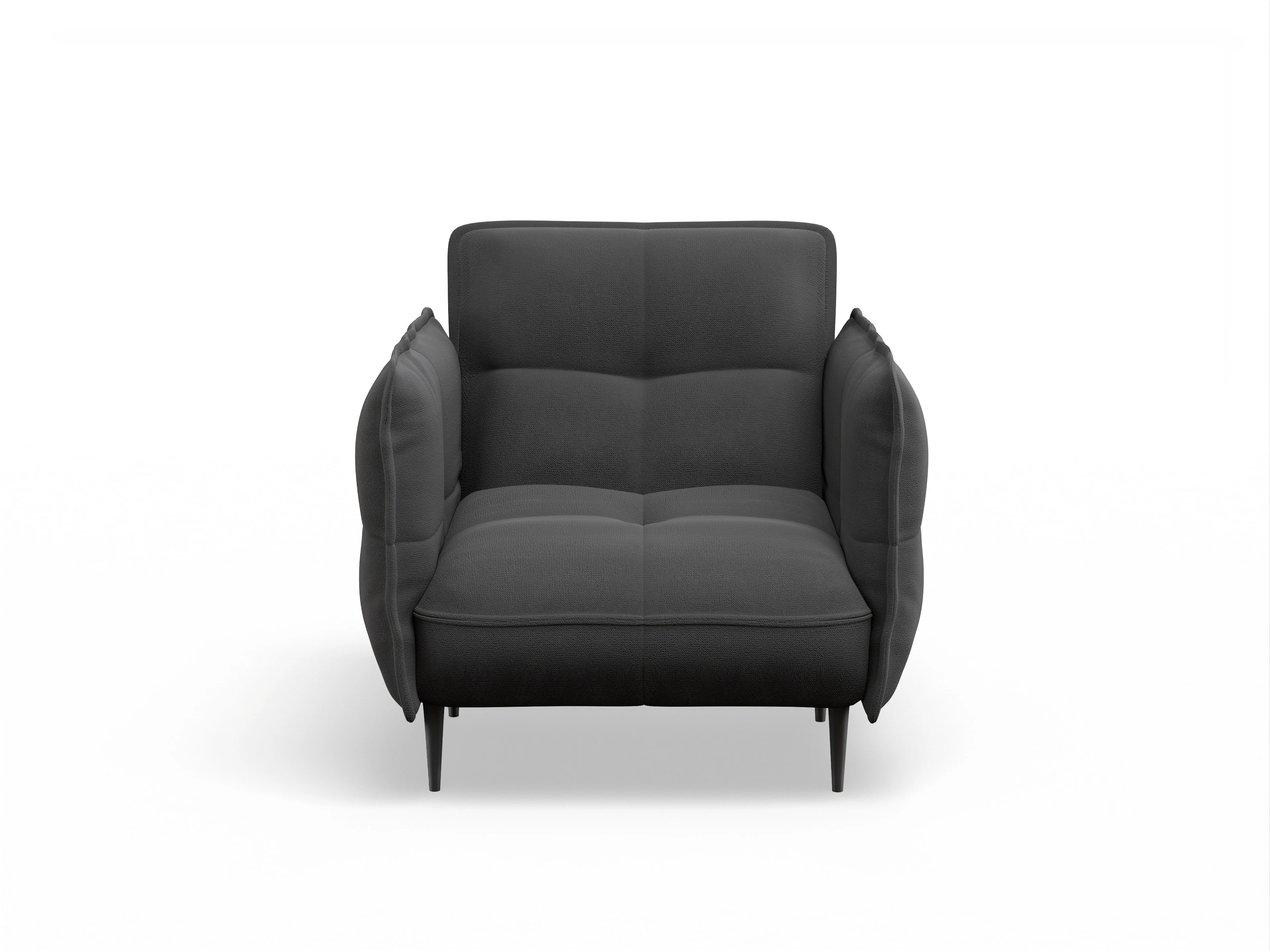 Ansicht des Produktes Marvin-O Klassische Sessel in Stoff Grau