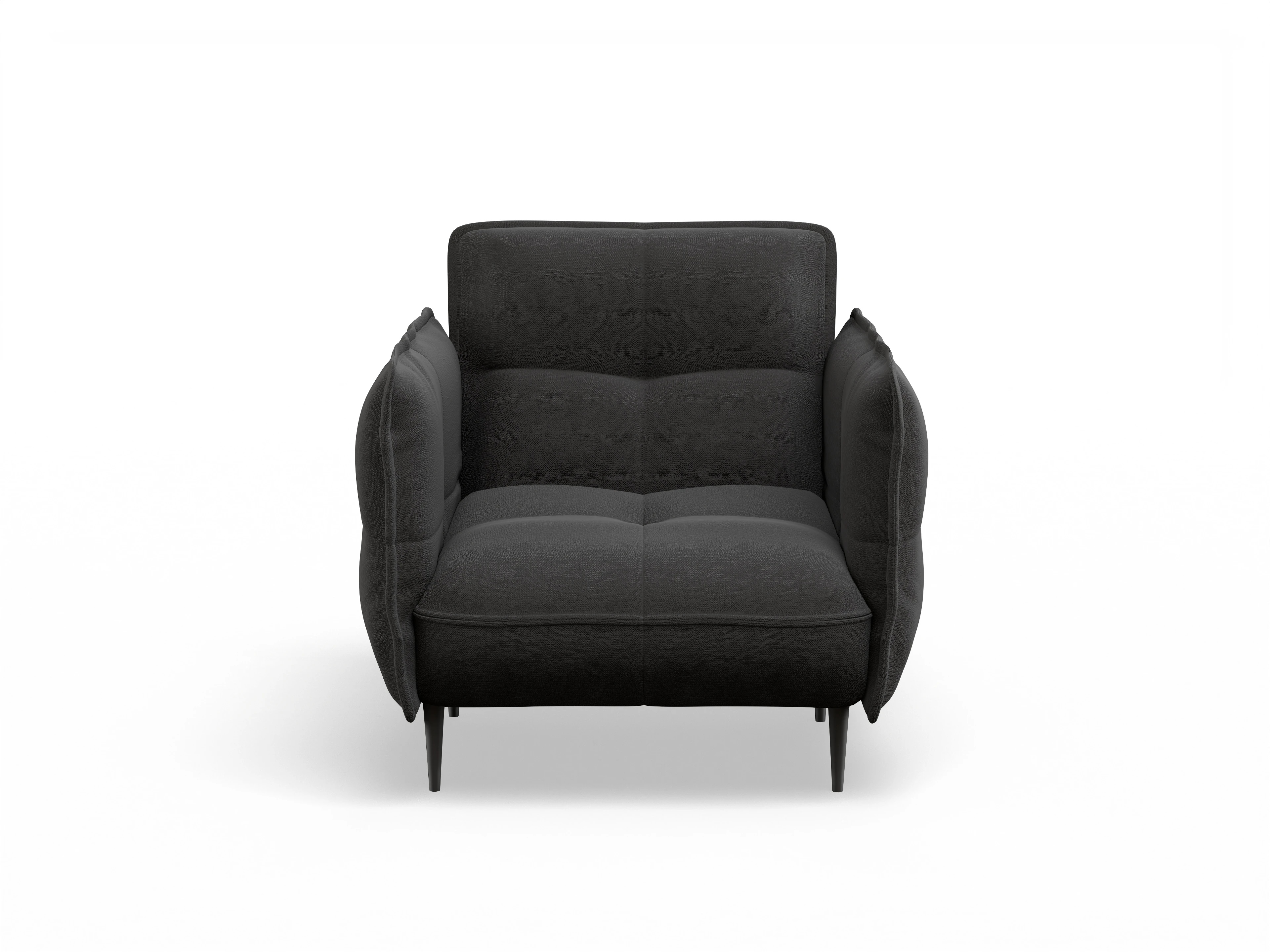 Ansicht des Produktes Marvin-O Klassische Sessel in Stoff Grau