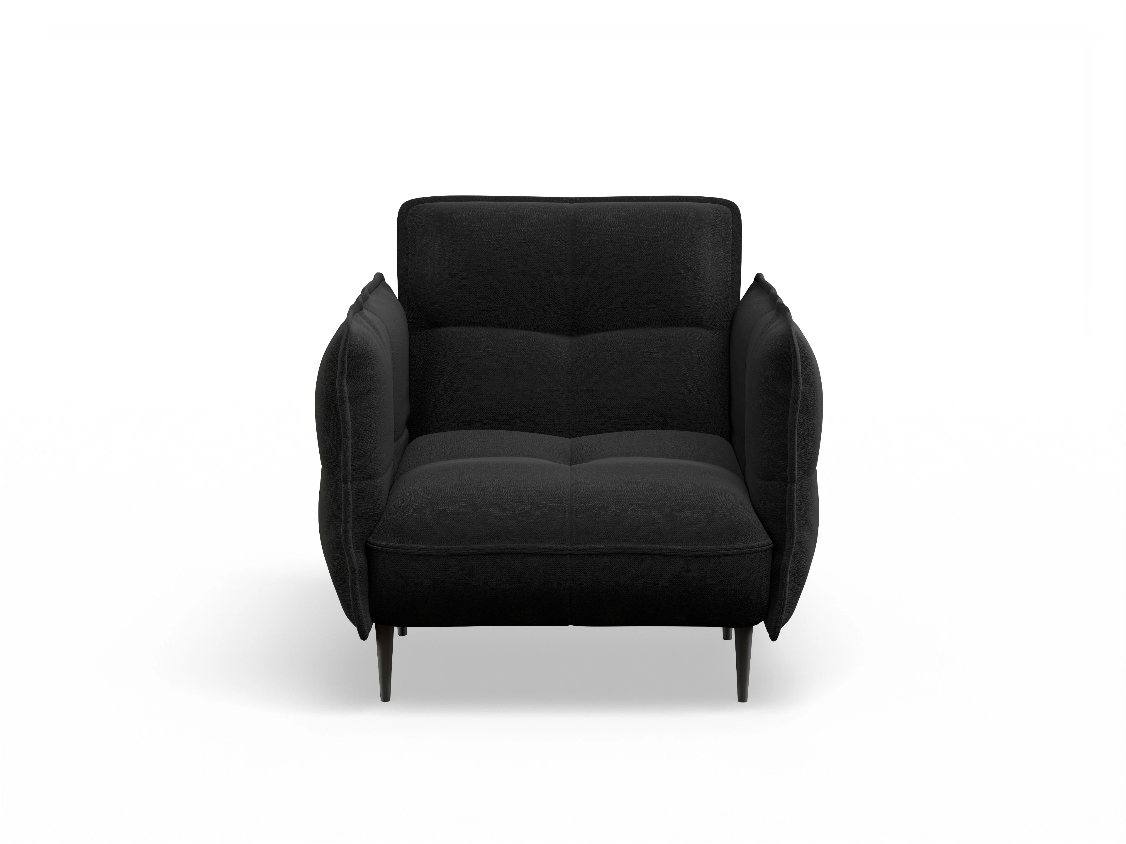 Ansicht des Produktes Marvin-O Klassische Sessel in Stoff Schwarz