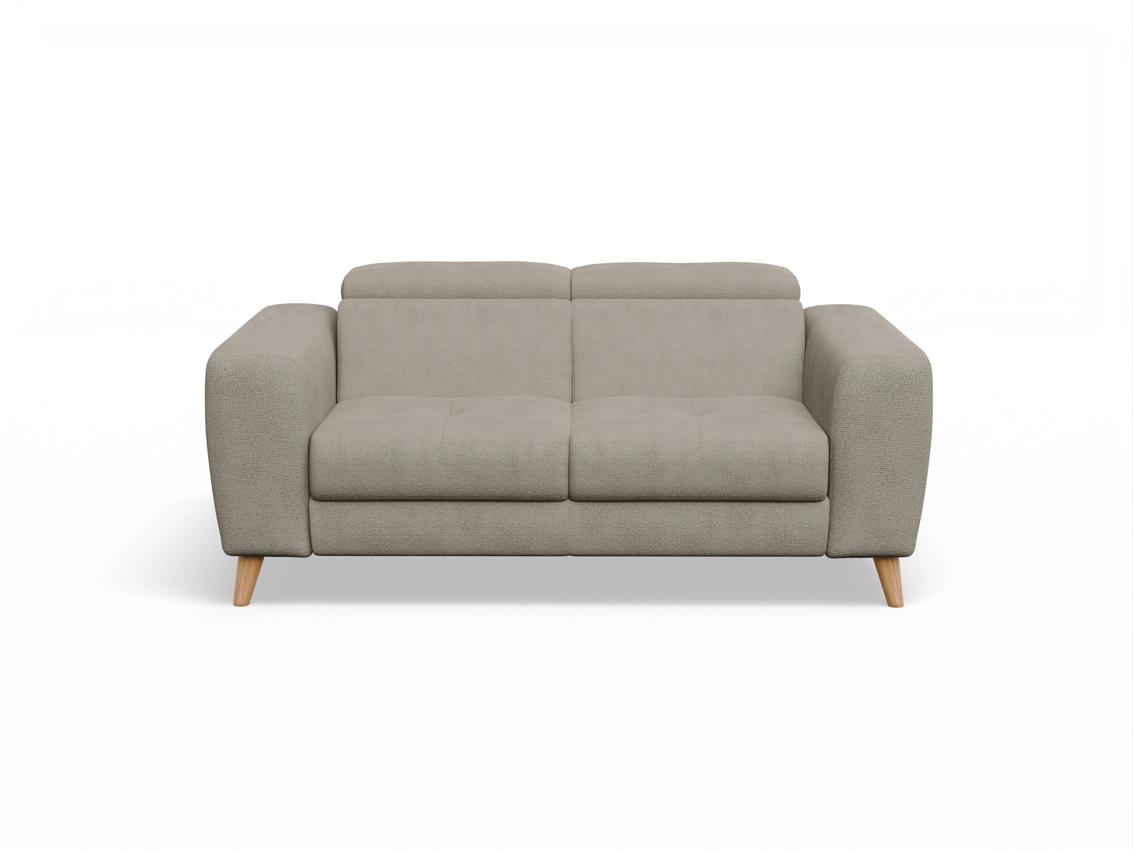 Ansicht des Produktes Capua 2-Sitzer Sofa in Stoff Braun