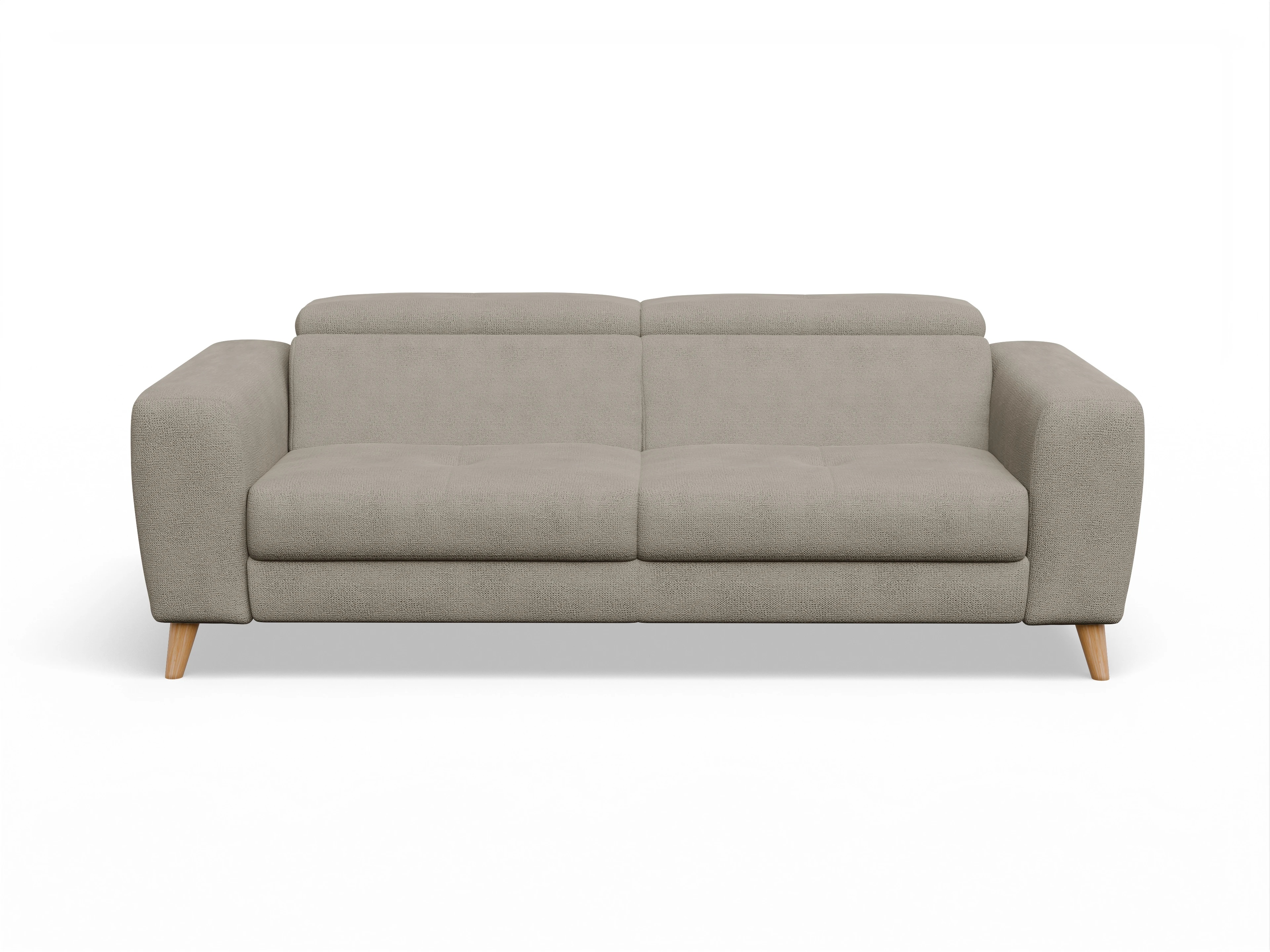 Ansicht des Produktes Capua 3-Sitzer Sofa in Stoff Braun