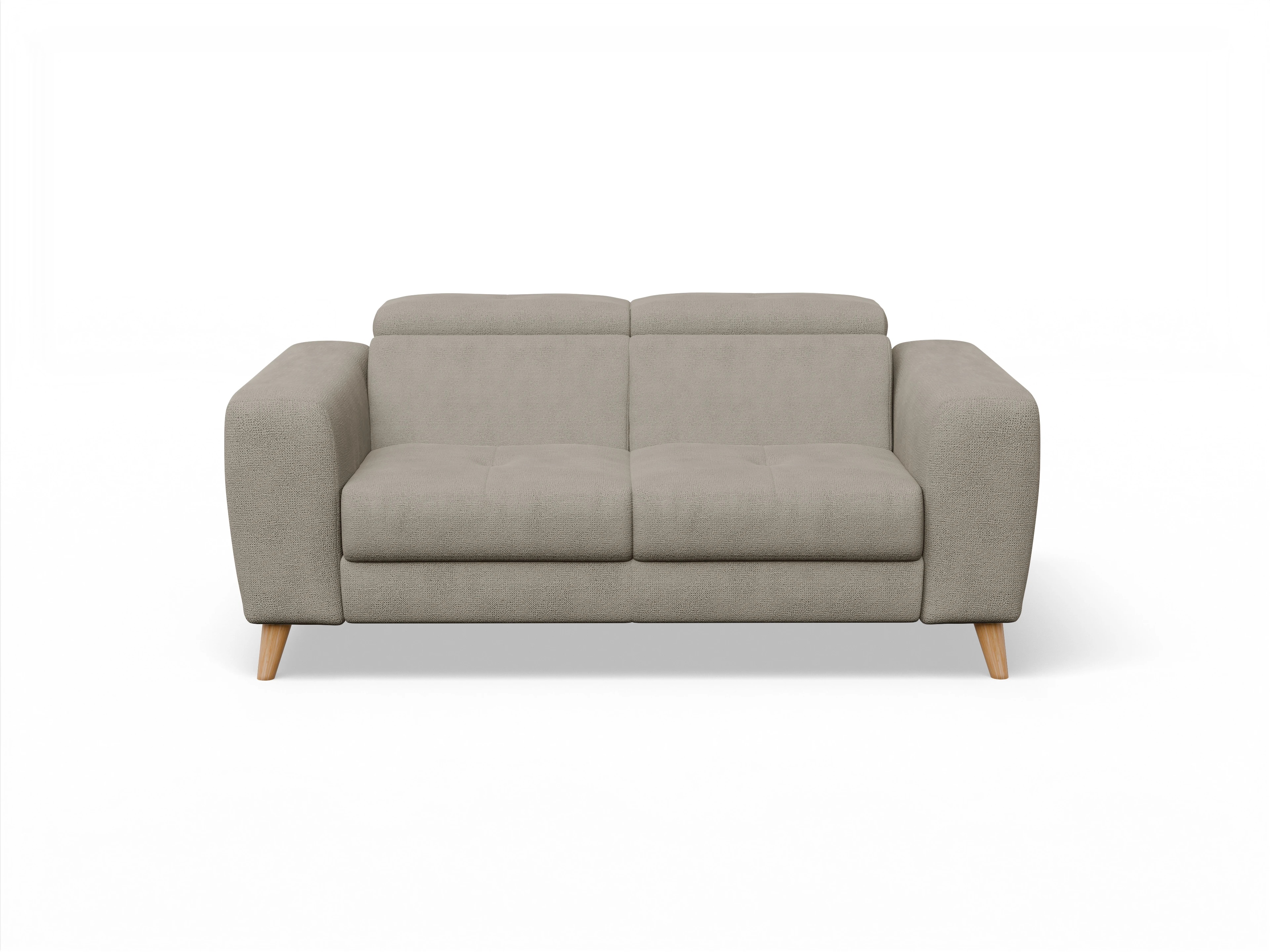 Ansicht des Produktes Capua 2-Sitzer Sofa in Stoff Braun