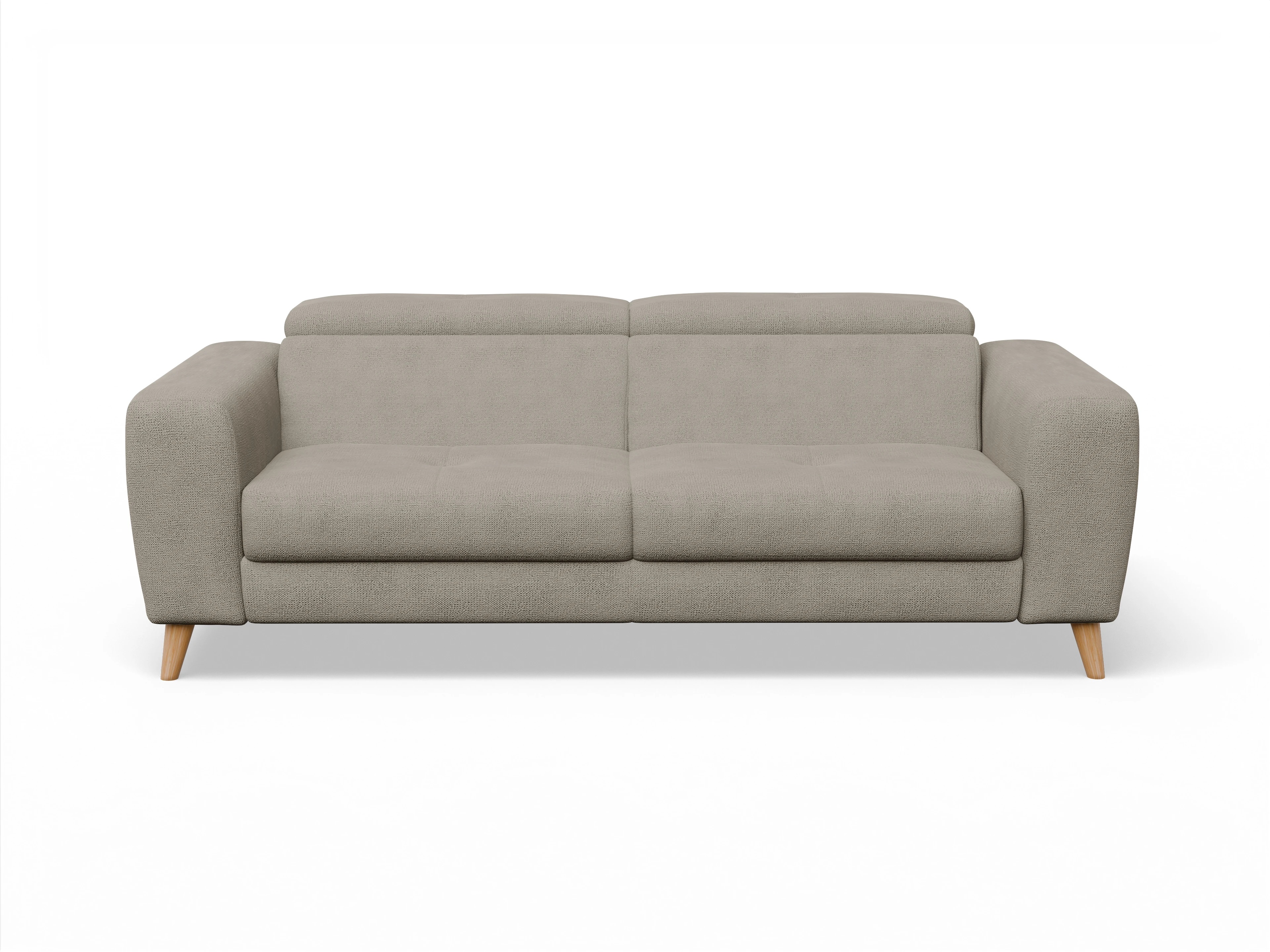 Ansicht des Produktes Capua 3-Sitzer Sofa in Stoff Braun