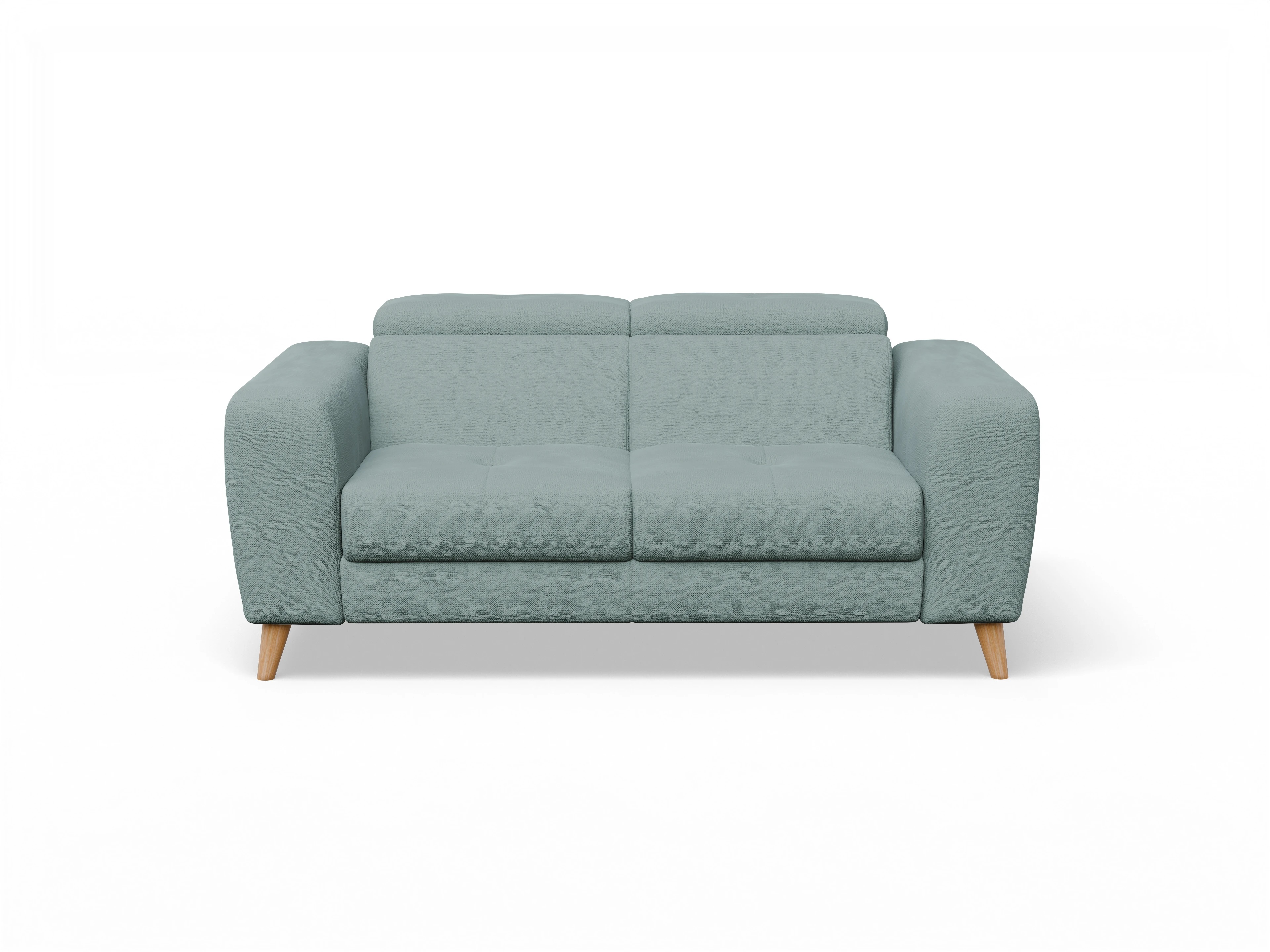 Ansicht des Produktes Capua 2-Sitzer Sofa in Stoff Blau