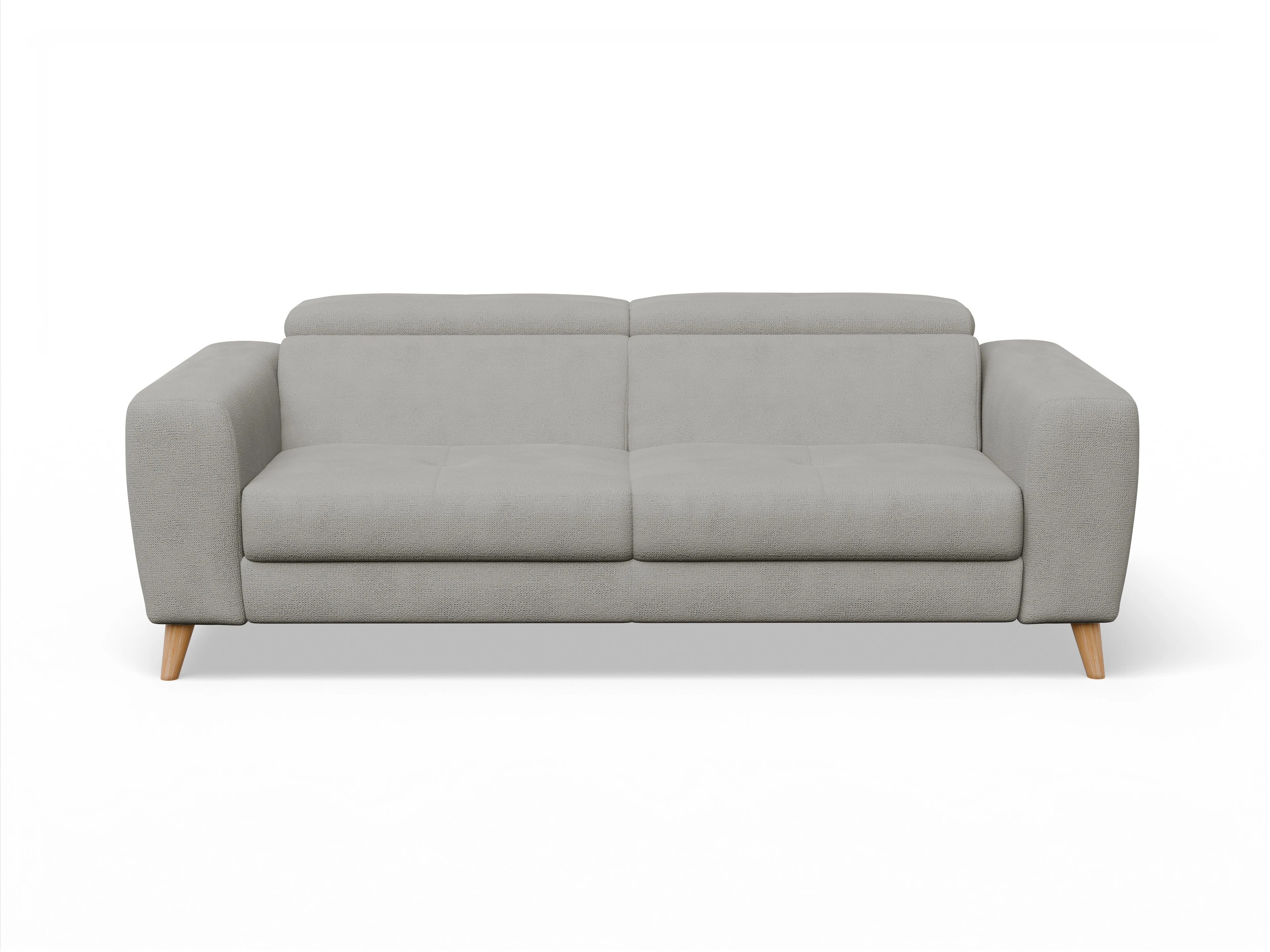 Ansicht des Produktes Capua 3-Sitzer Sofa in Stoff Grau