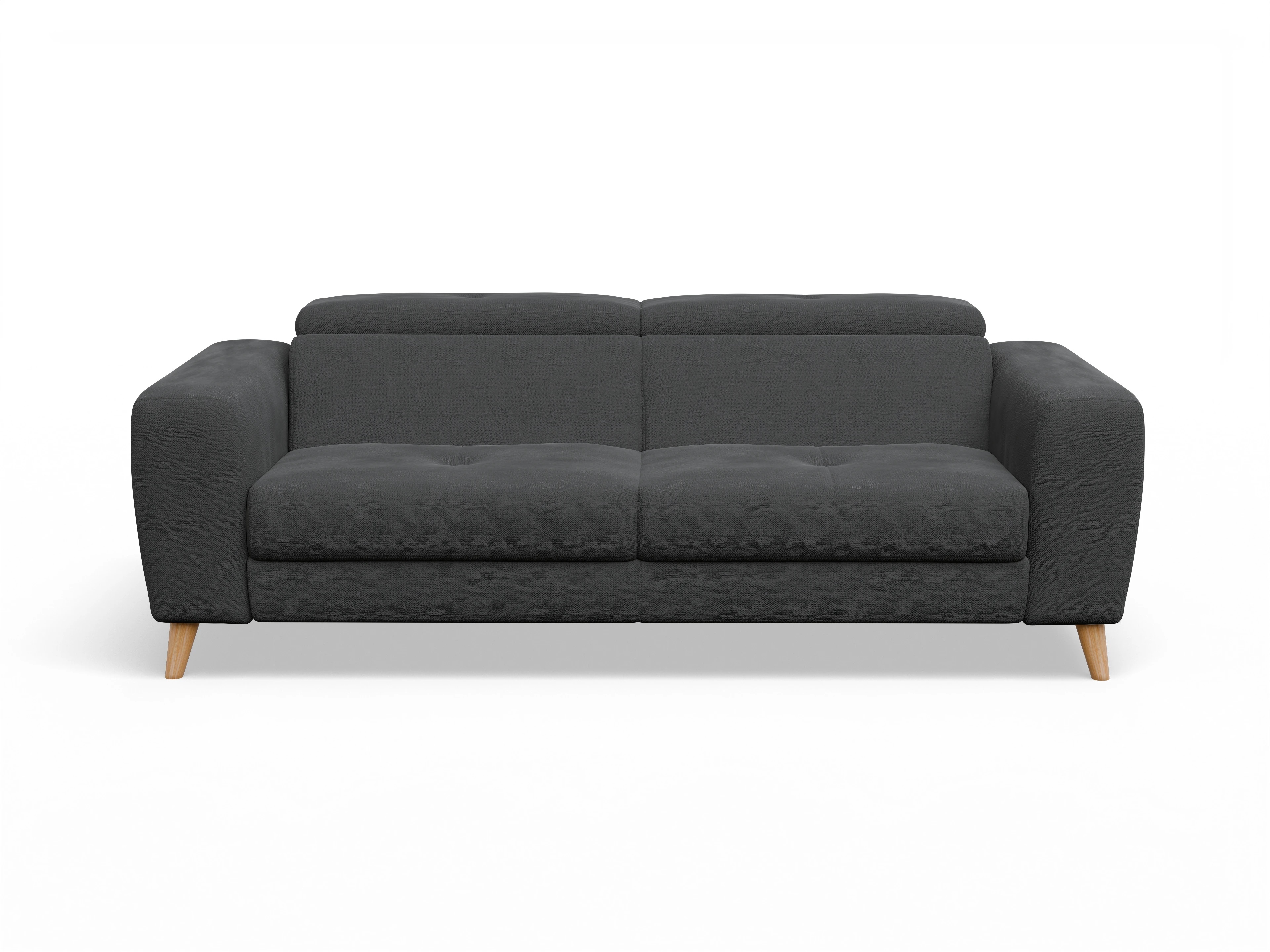 Ansicht des Produktes Capua 3-Sitzer Sofa in Stoff Schwarz