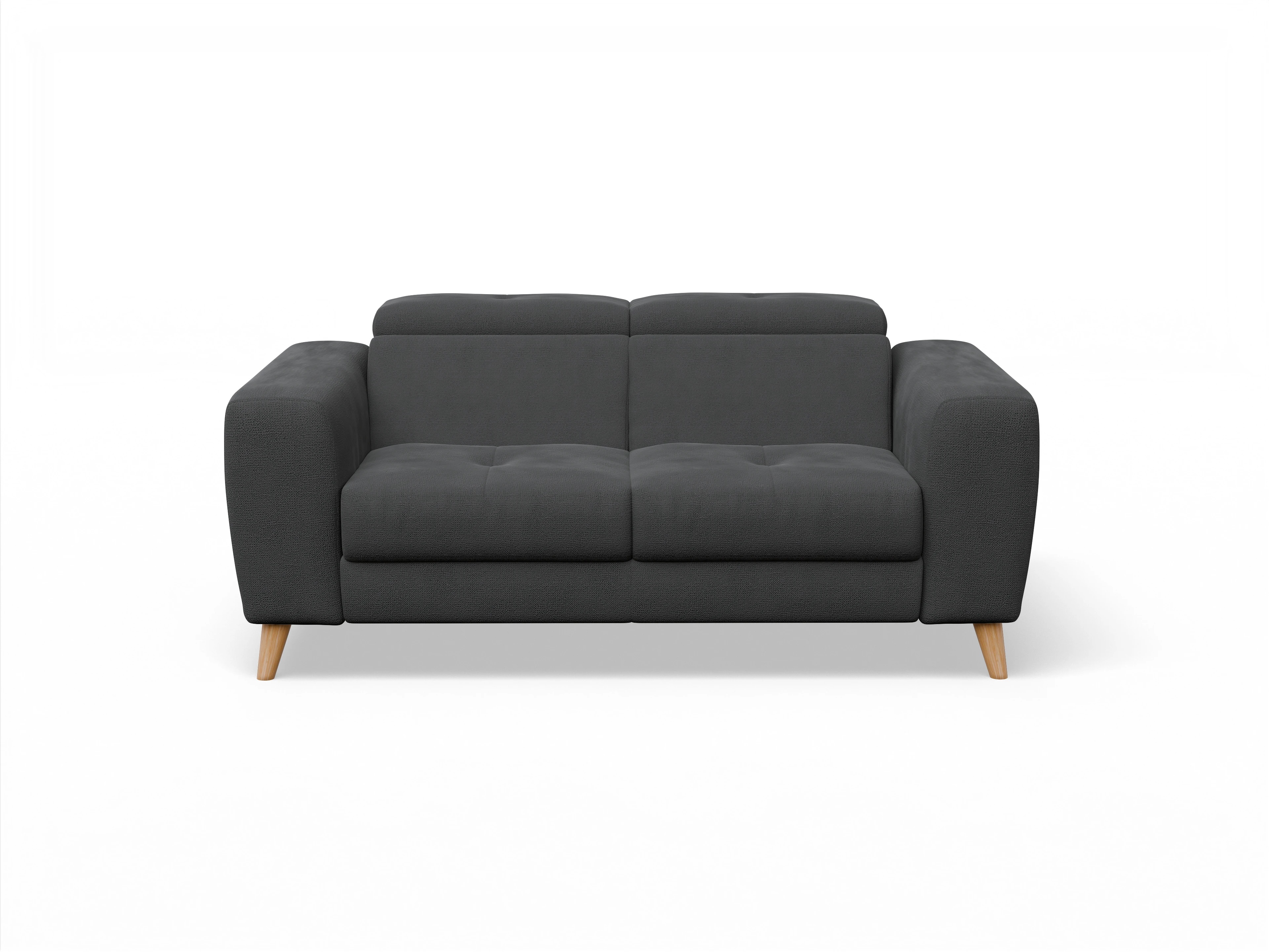 Ansicht des Produktes Capua 2-Sitzer Sofa in Stoff Schwarz