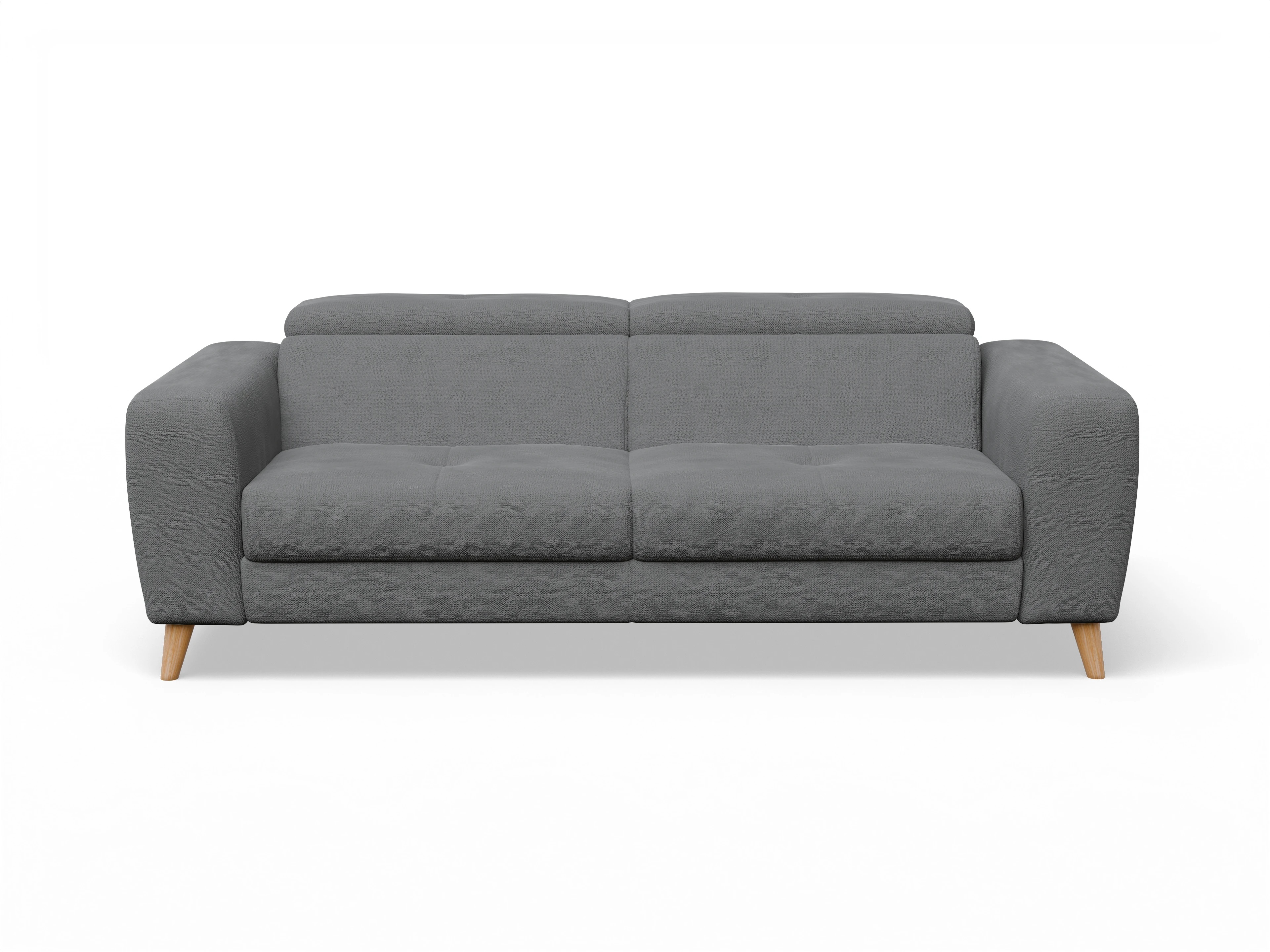 Ansicht des Produktes Capua 3-Sitzer Sofa in Stoff Grau