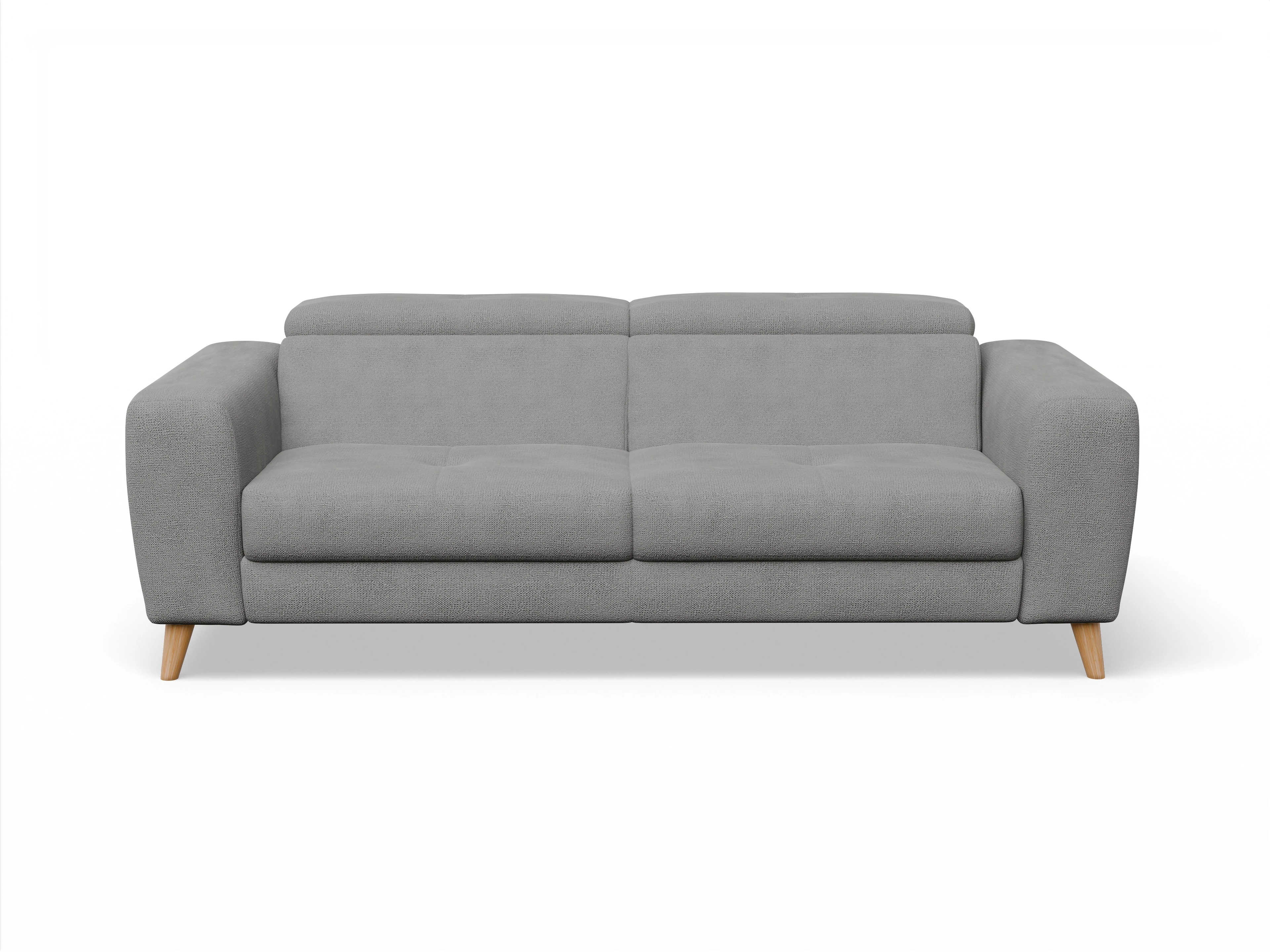 Ansicht des Produktes Capua 3-Sitzer Sofa in Stoff Grau