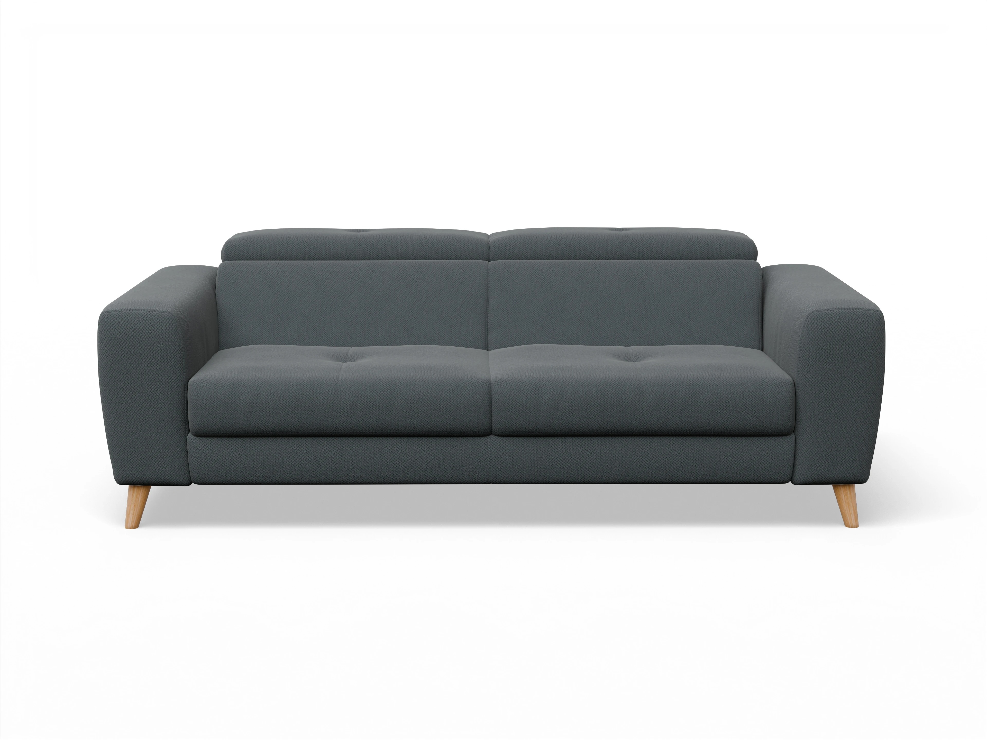 Ansicht des Produktes Capua 3-Sitzer Sofa in Stoff Grau