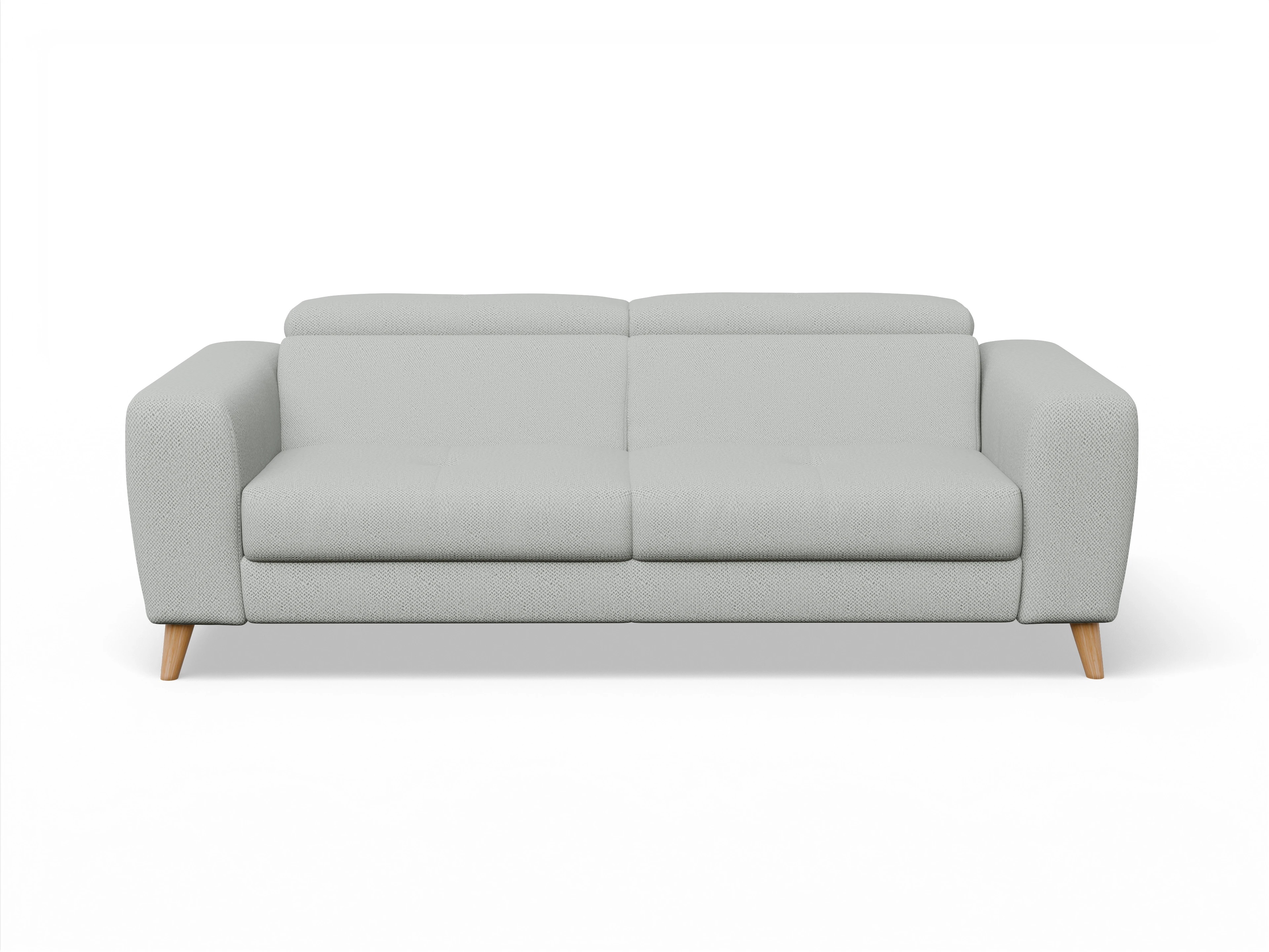 Ansicht des Produktes Capua 3-Sitzer Sofa in Stoff Grau