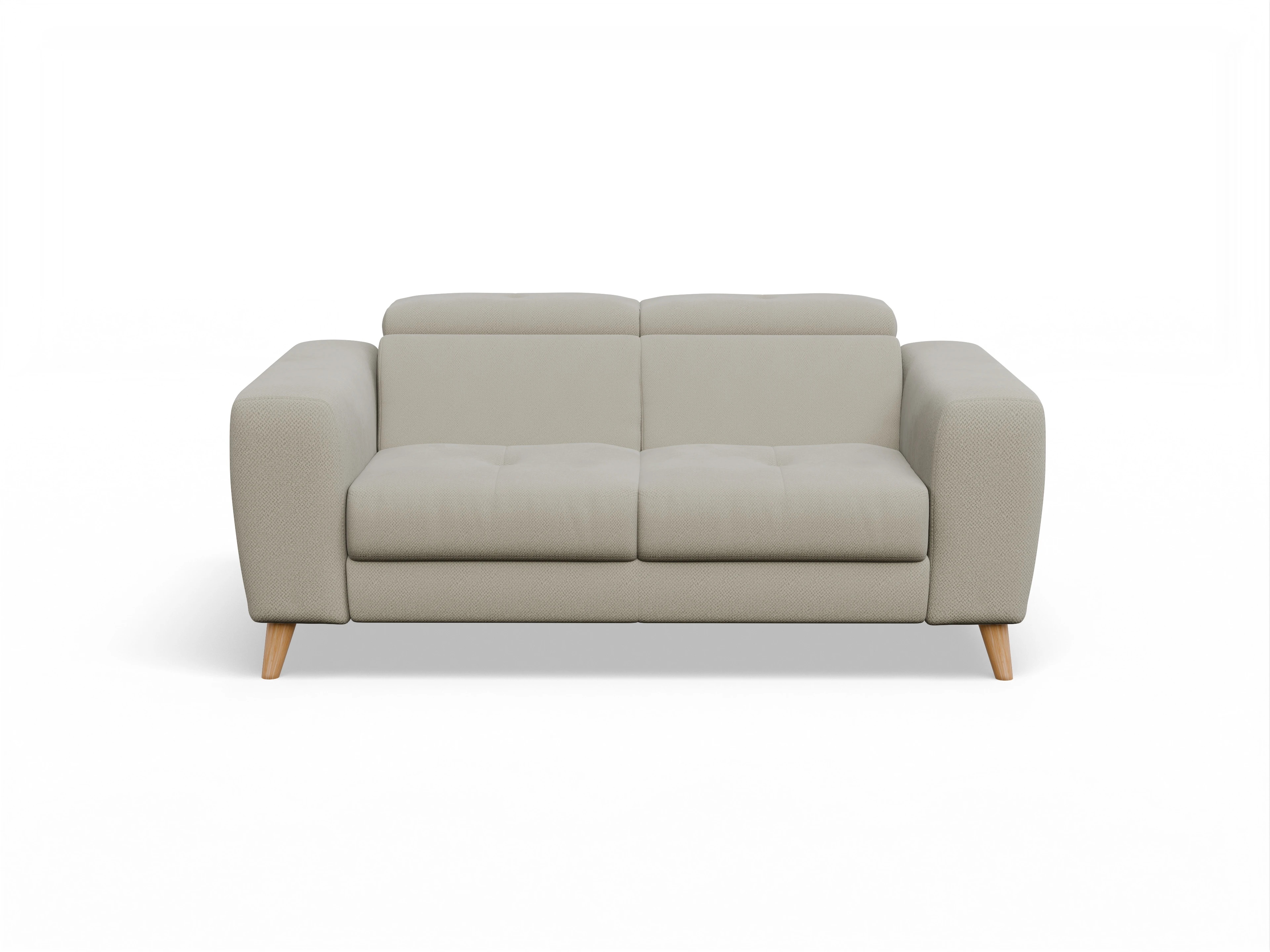 Ansicht des Produktes Capua 2-Sitzer Sofa in Stoff Braun