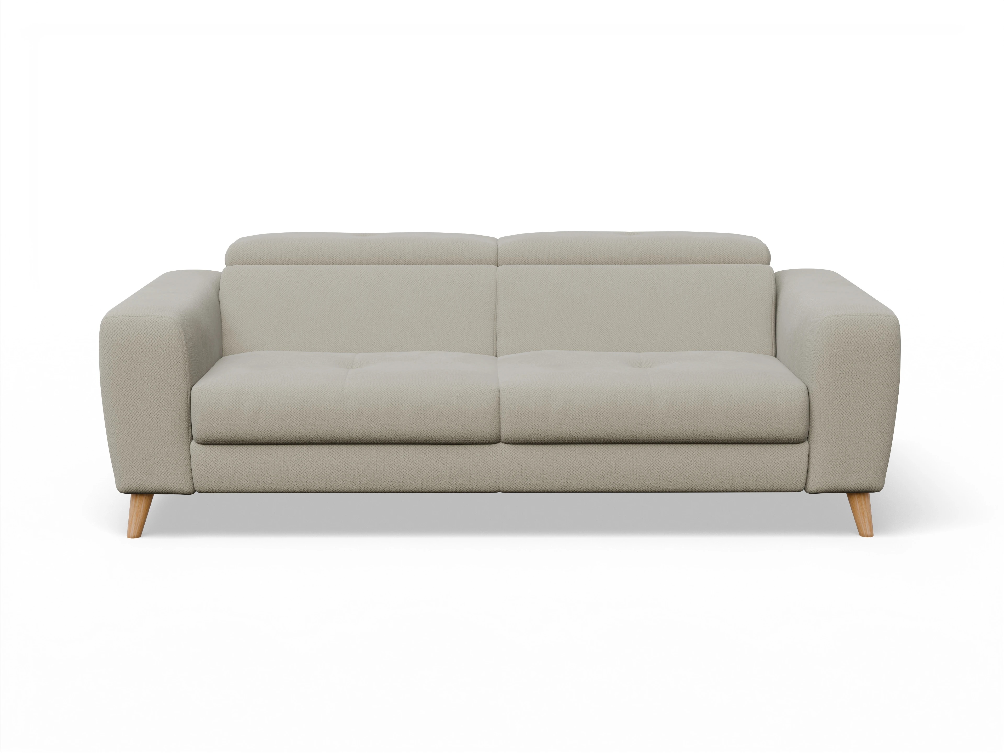 Ansicht des Produktes Capua 3-Sitzer Sofa in Stoff Braun