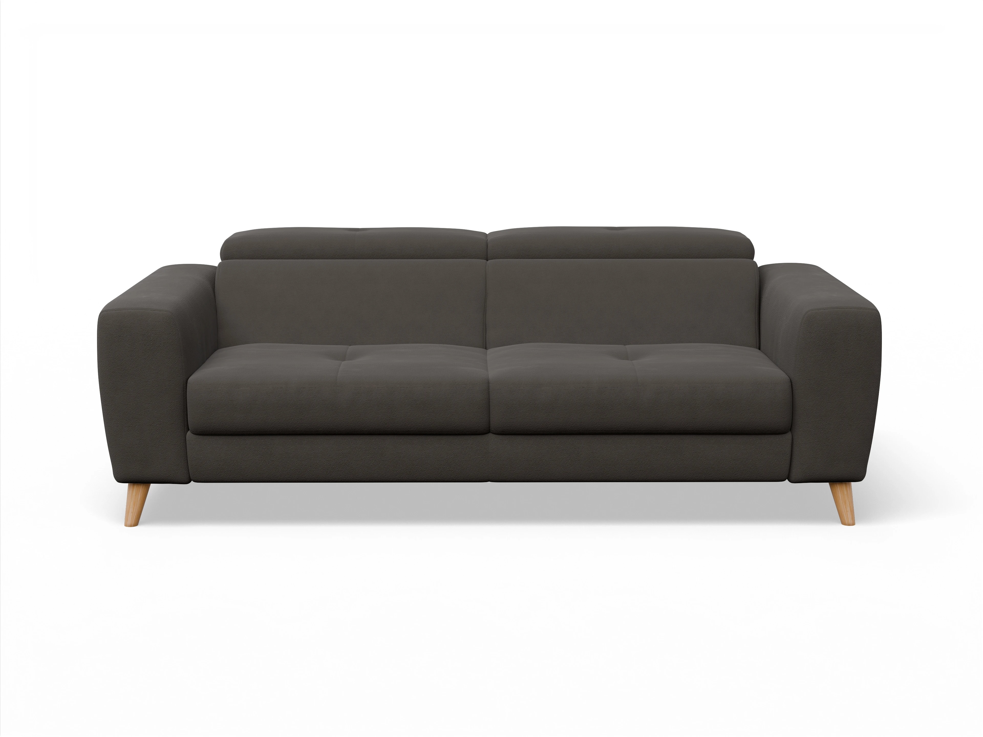 Ansicht des Produktes Capua 3-Sitzer Sofa in Stoff Braun