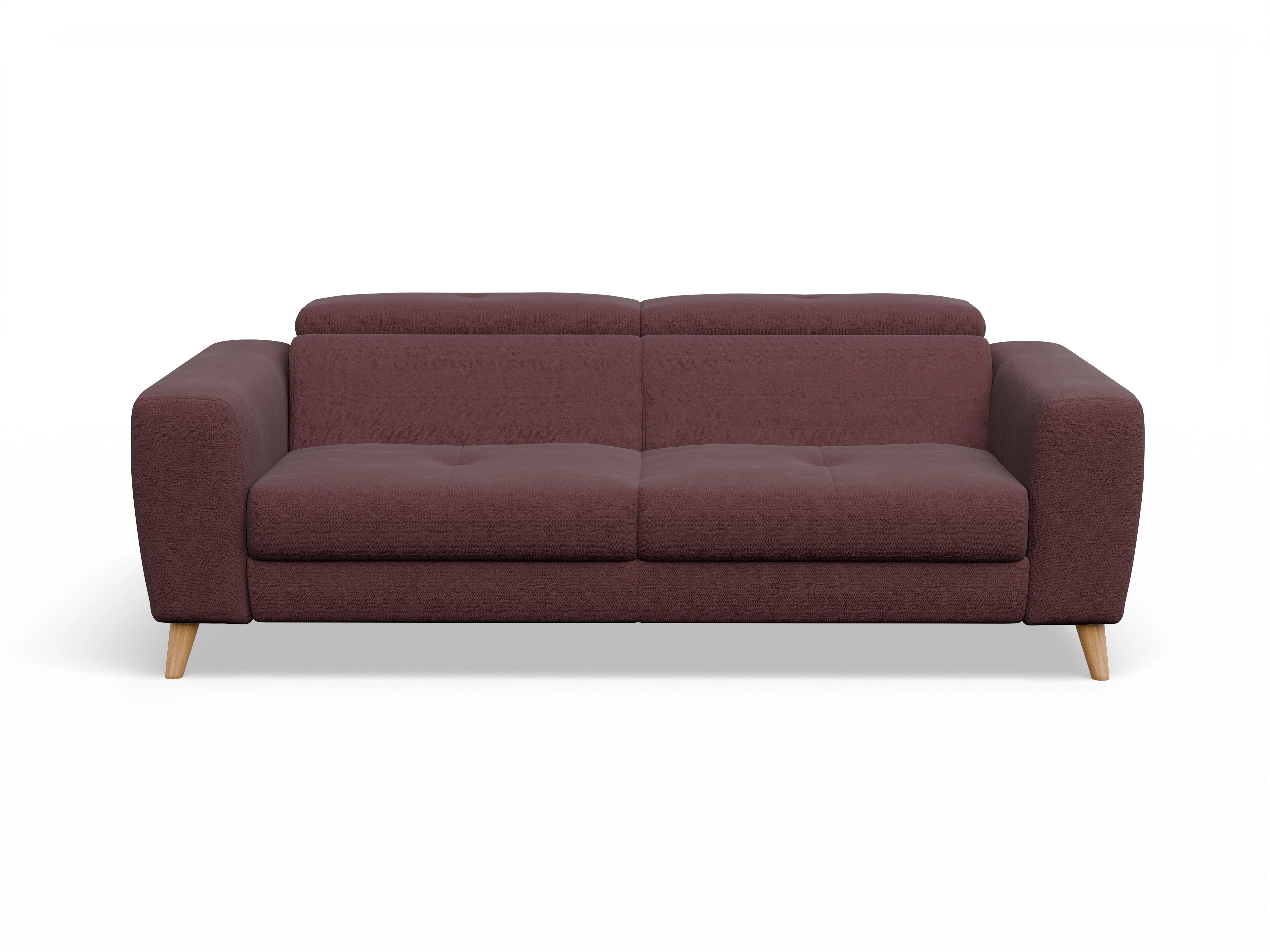 Ansicht des Produktes Capua 3-Sitzer Sofa in Stoff Rot