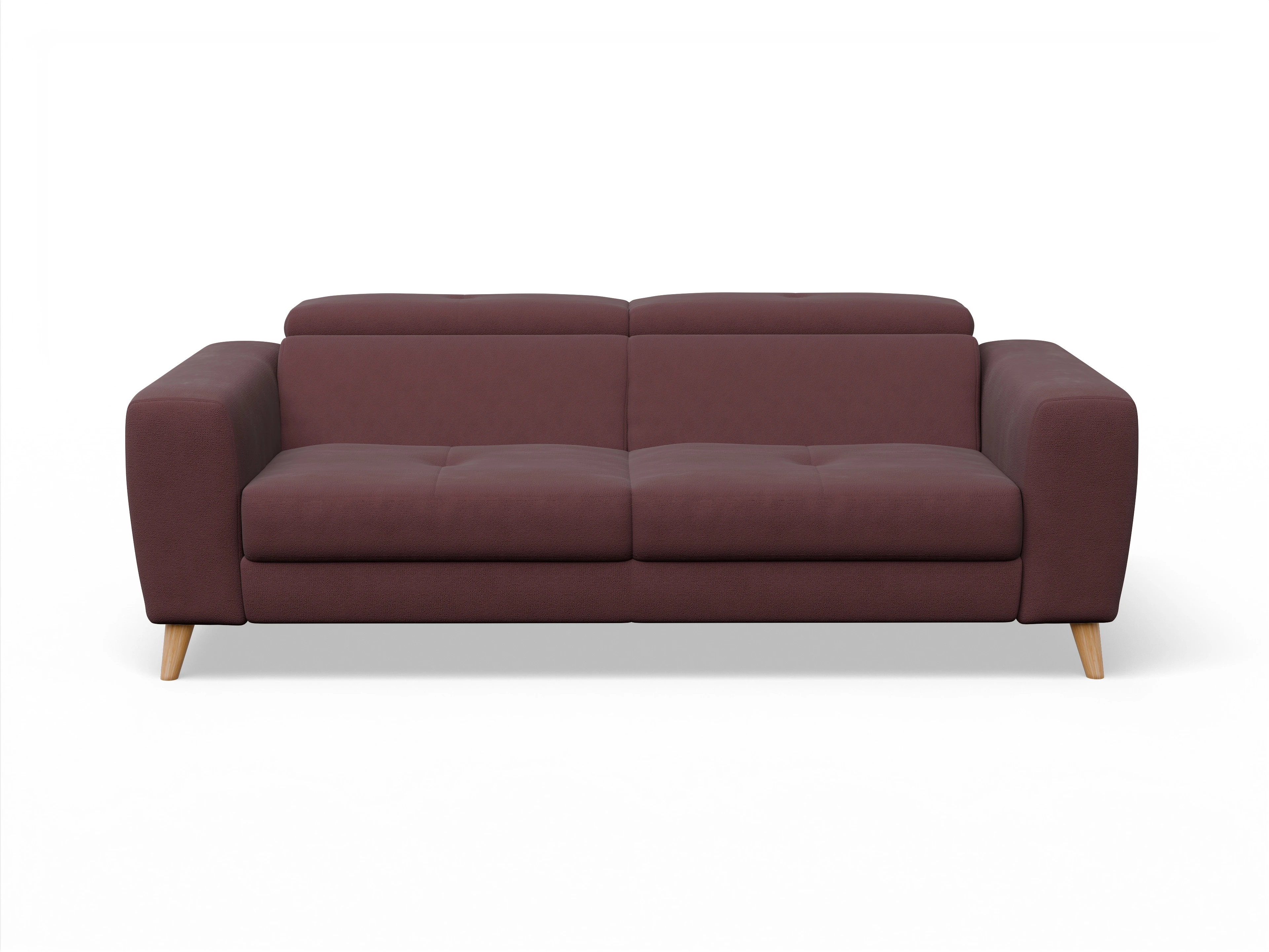 Ansicht des Produktes Capua 3-Sitzer Sofa in Stoff Rot