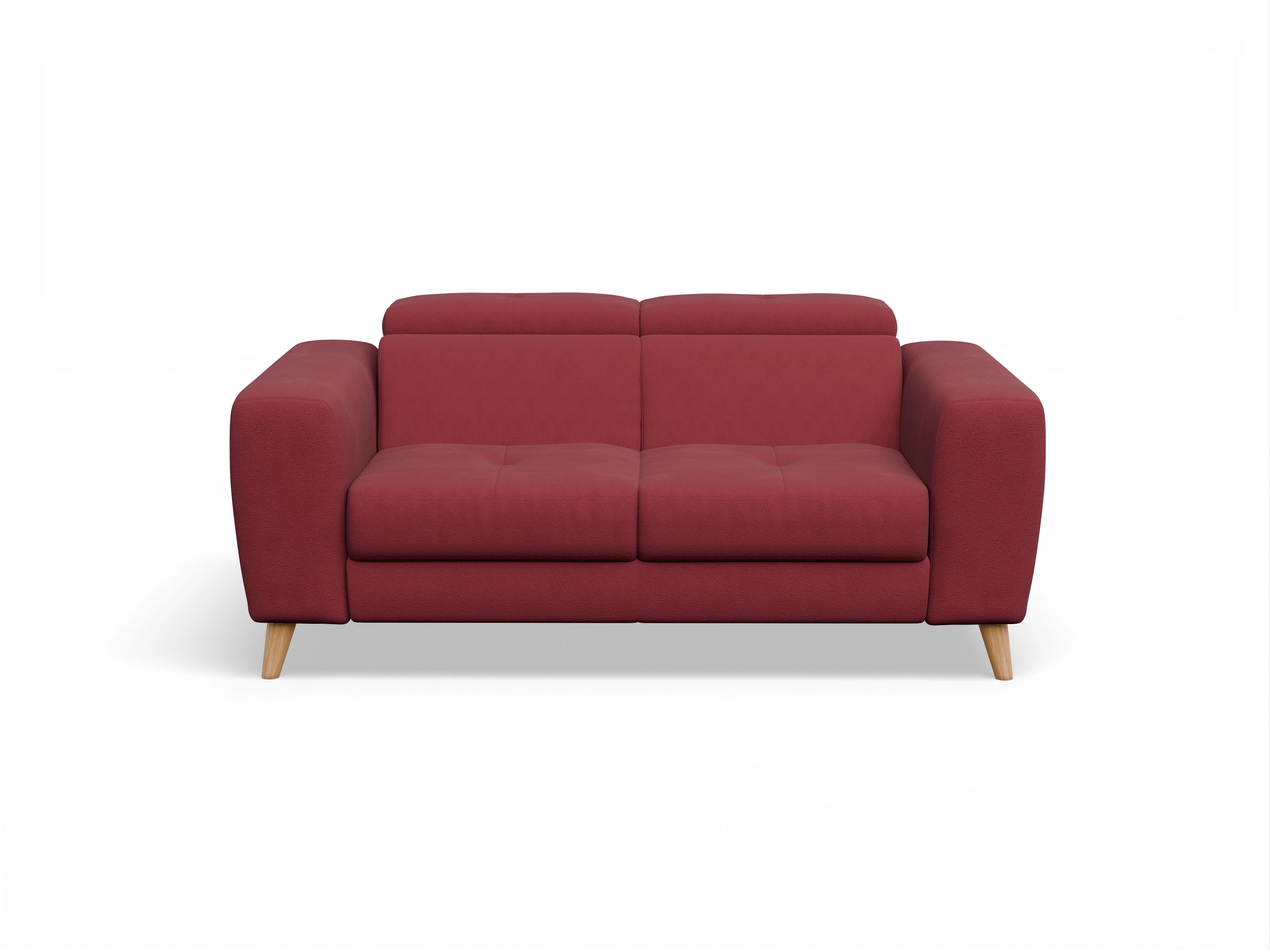 Ansicht des Produktes Capua 2-Sitzer Sofa in Stoff Rot