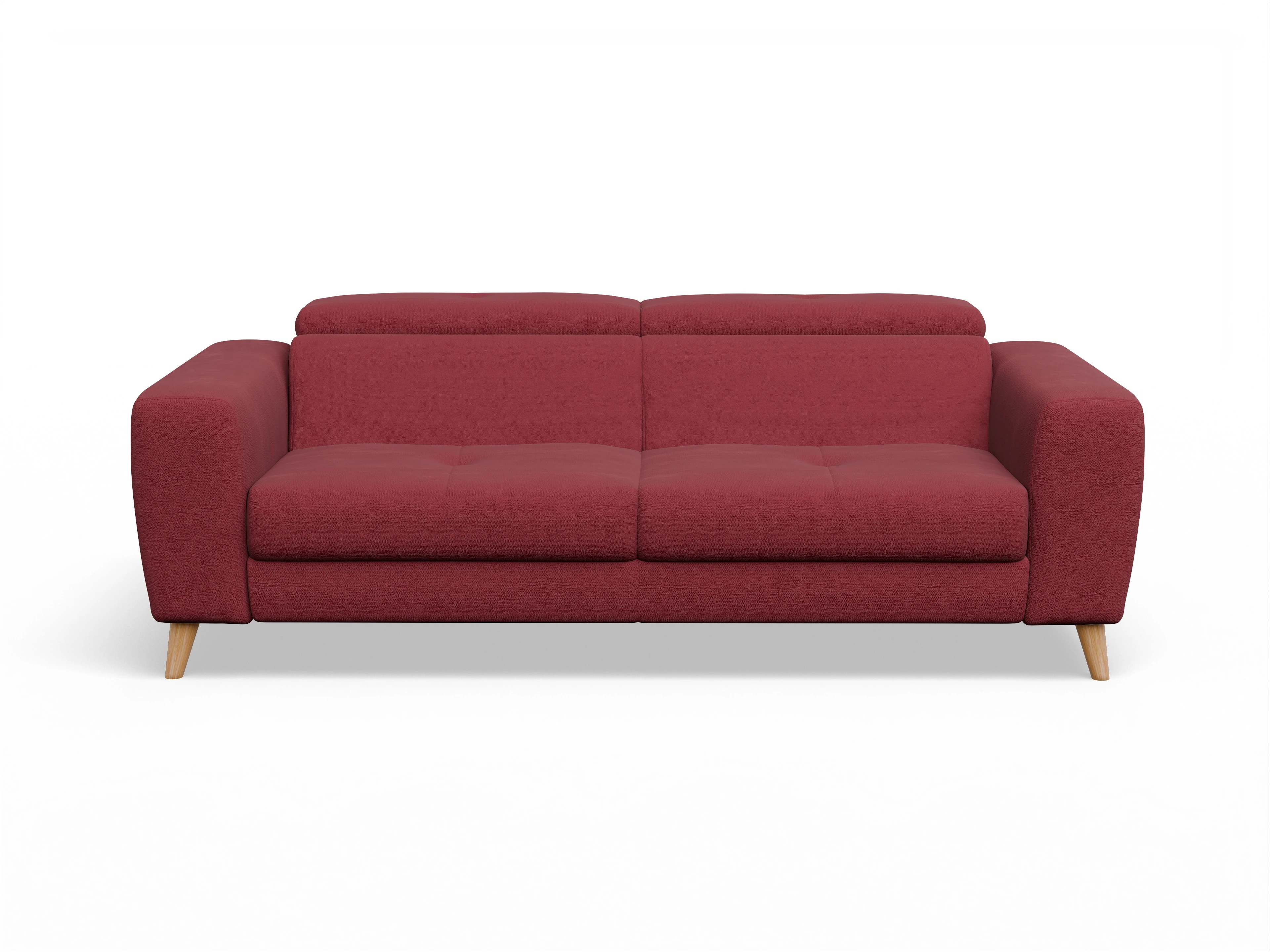 Ansicht des Produktes Capua 3-Sitzer Sofa in Stoff Rot