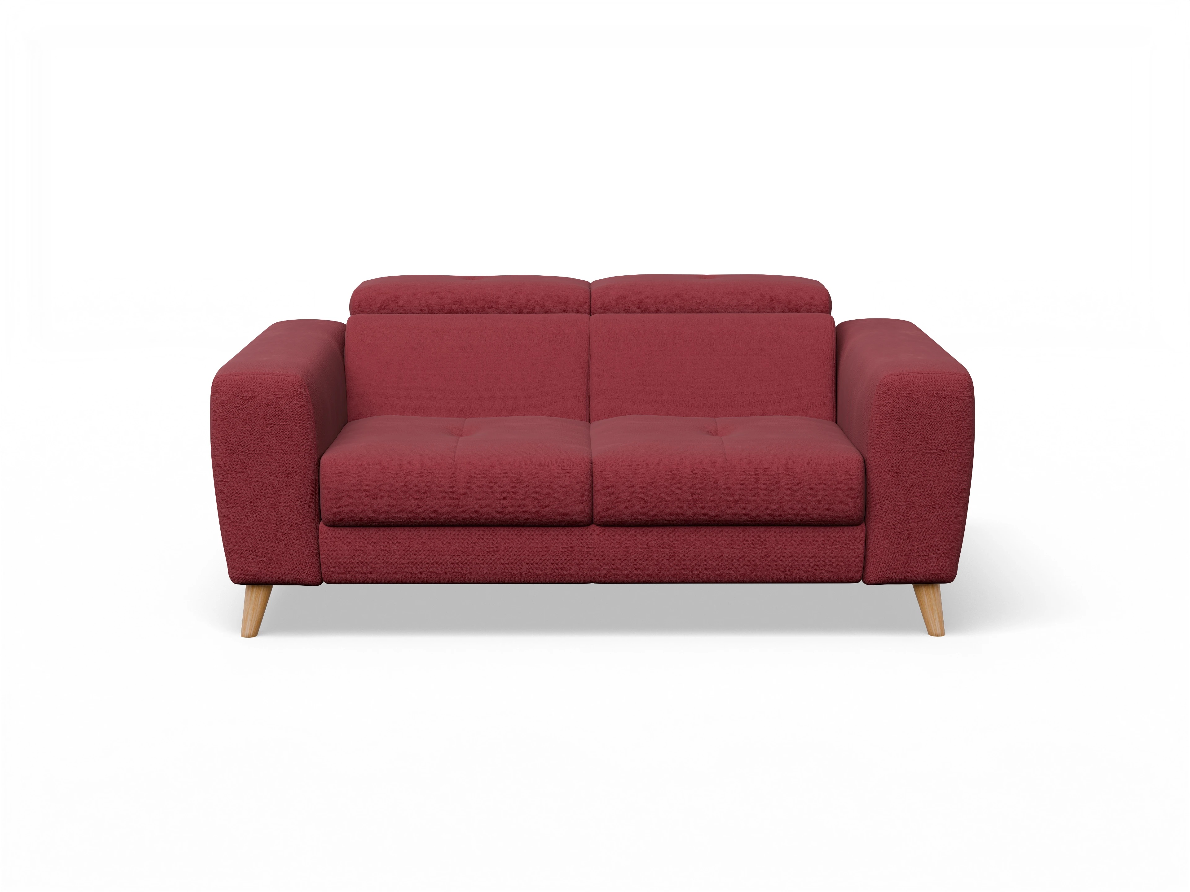 Ansicht des Produktes Capua 2-Sitzer Sofa in Stoff Rot