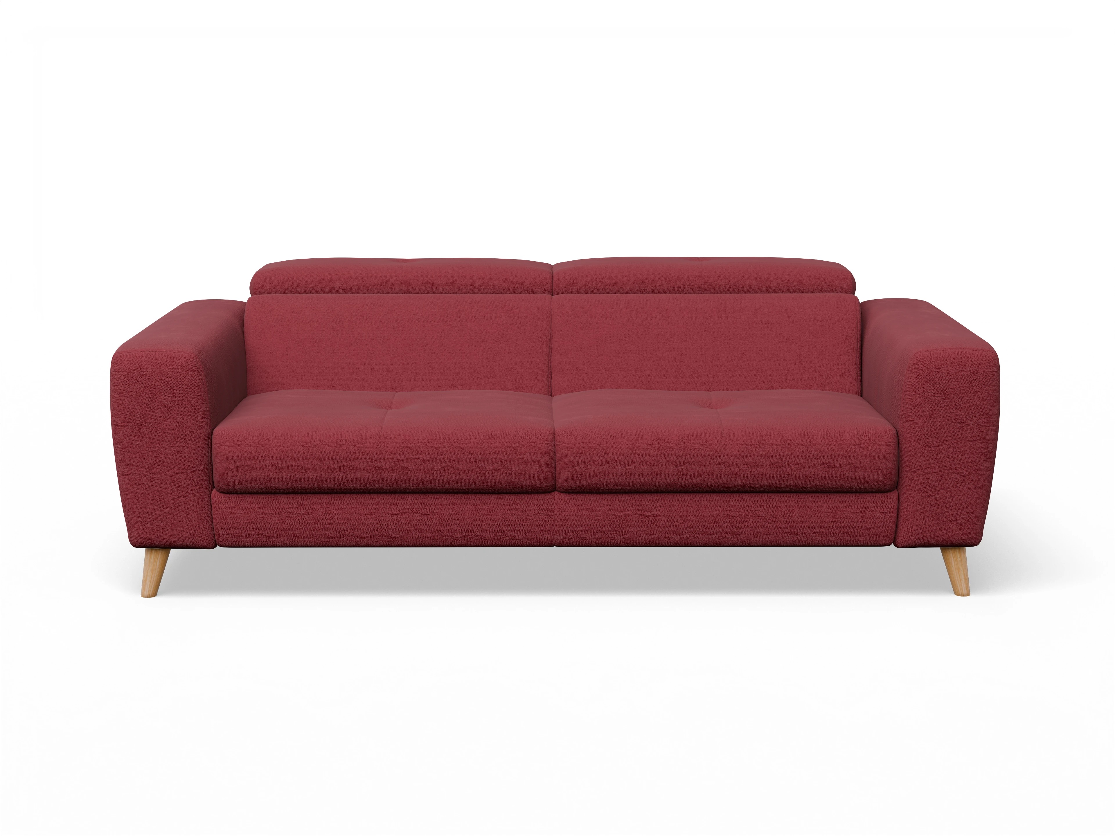Ansicht des Produktes Capua 3-Sitzer Sofa in Stoff Rot