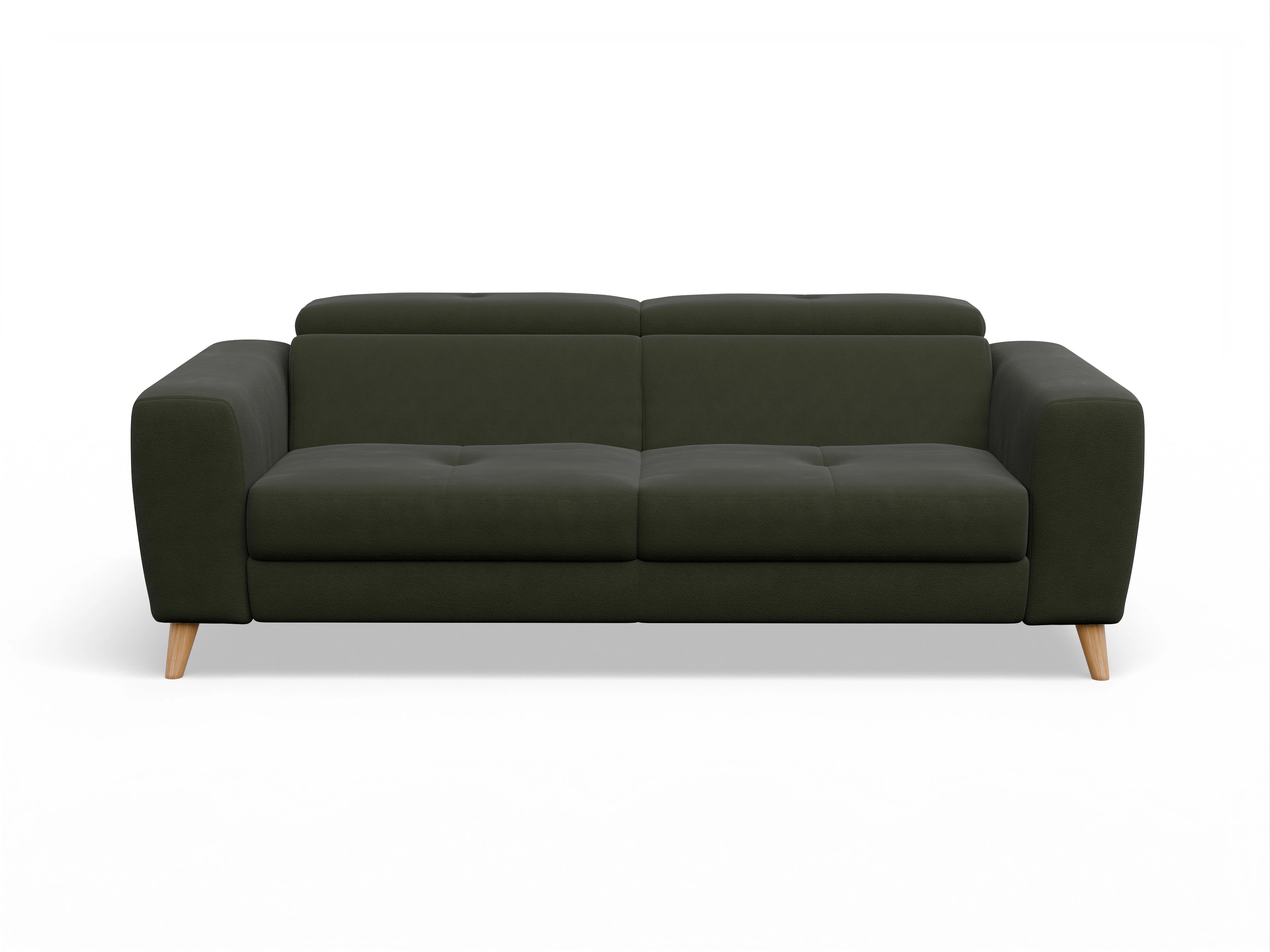 Ansicht des Produktes Capua 3-Sitzer Sofa in Stoff Grün
