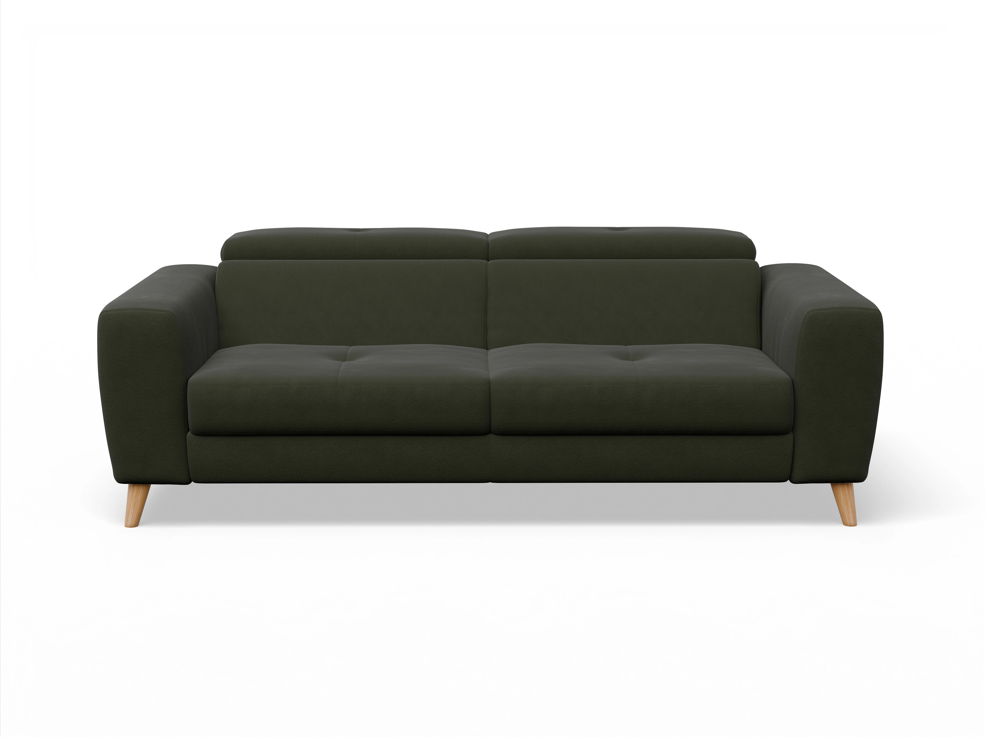 Ansicht des Produktes Capua 3-Sitzer Sofa in Stoff Grün
