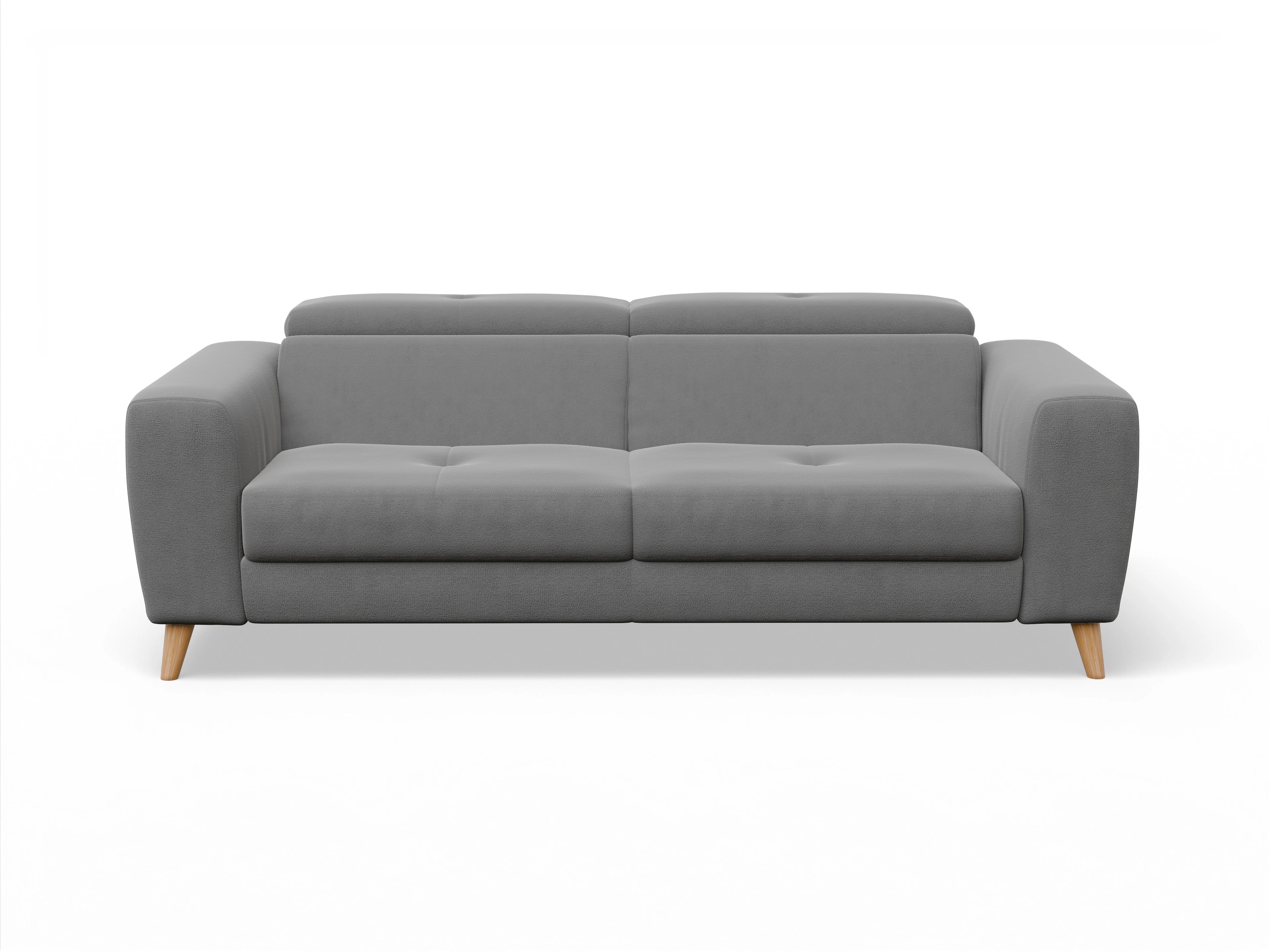 Ansicht des Produktes Capua 3-Sitzer Sofa in Stoff Grau