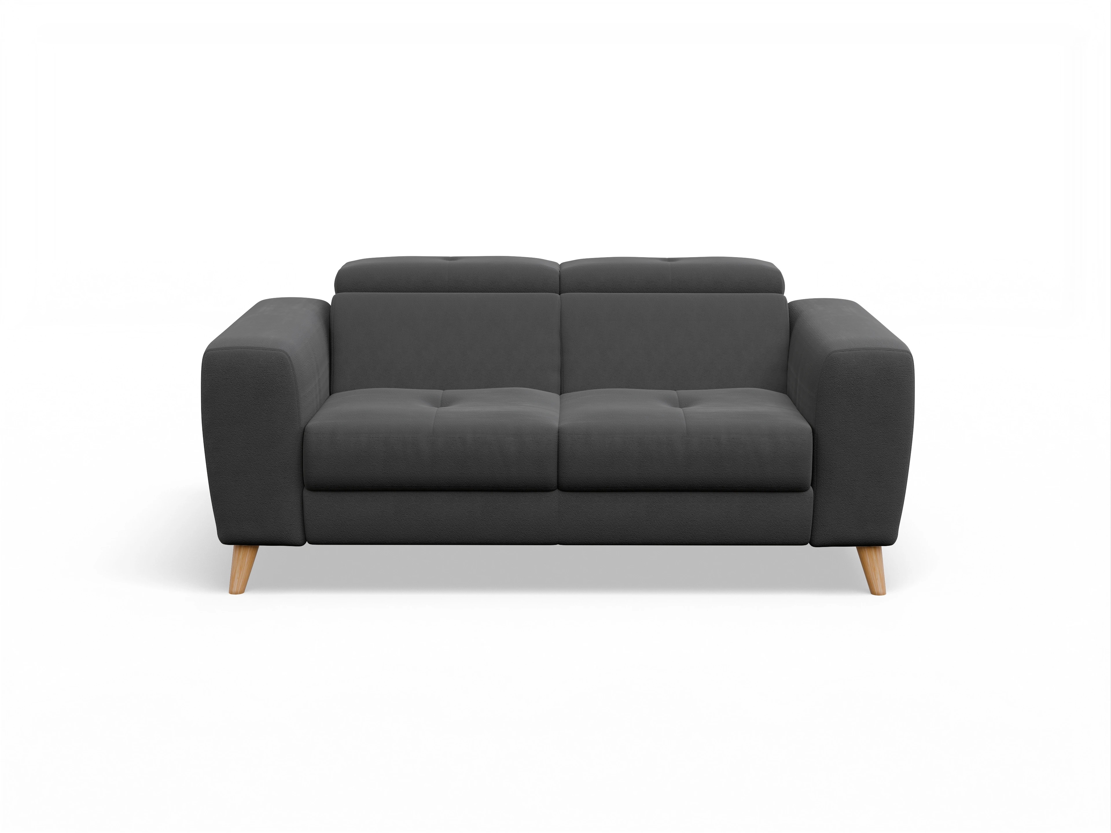 Ansicht des Produktes Capua 2-Sitzer Sofa in Stoff Grau
